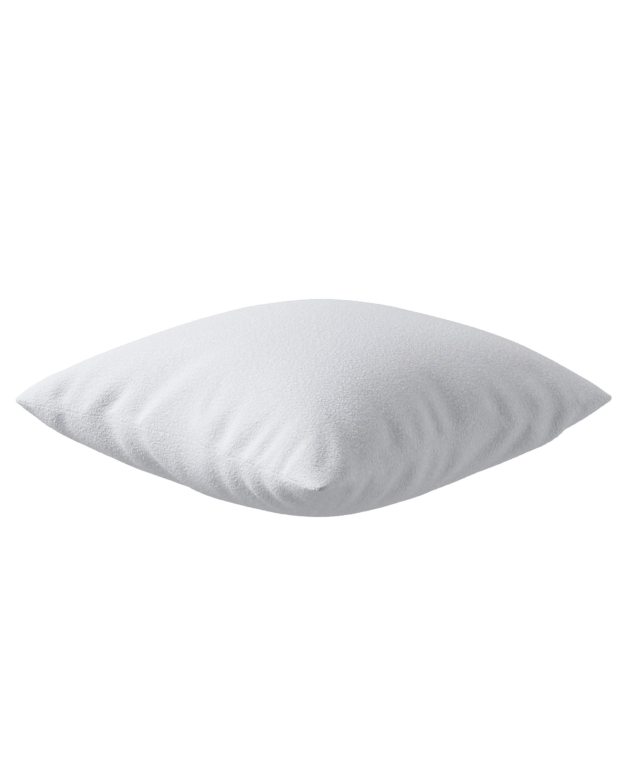 Milly cushion cover colour white fabric structured (hover)