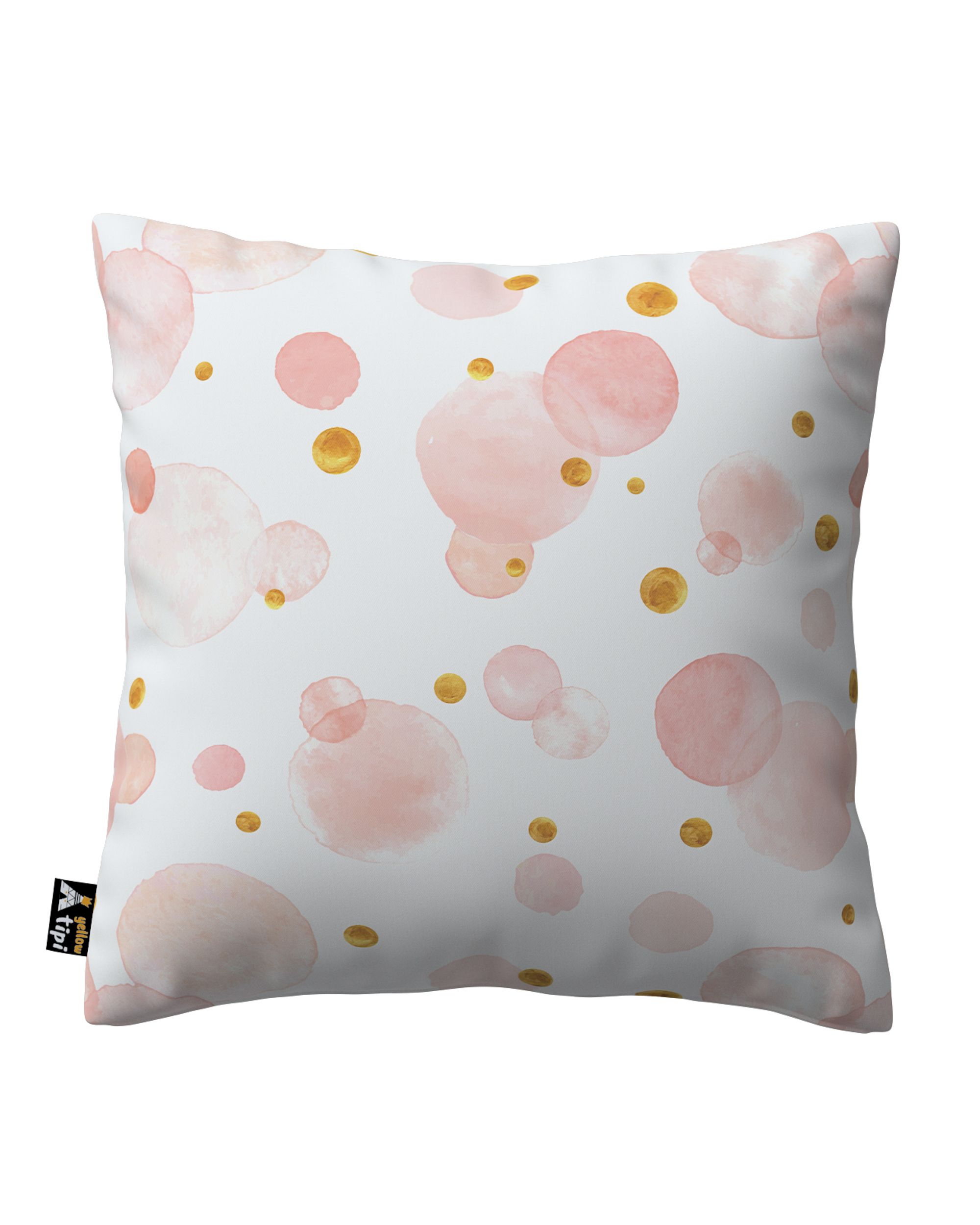 Milly cushion cover colour pink fabric patterned