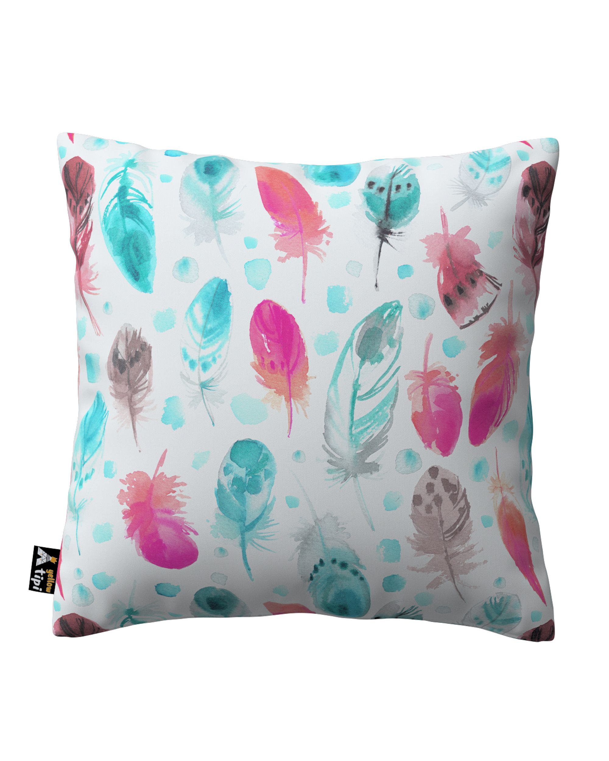 Milly cushion cover colour blue fabric patterned