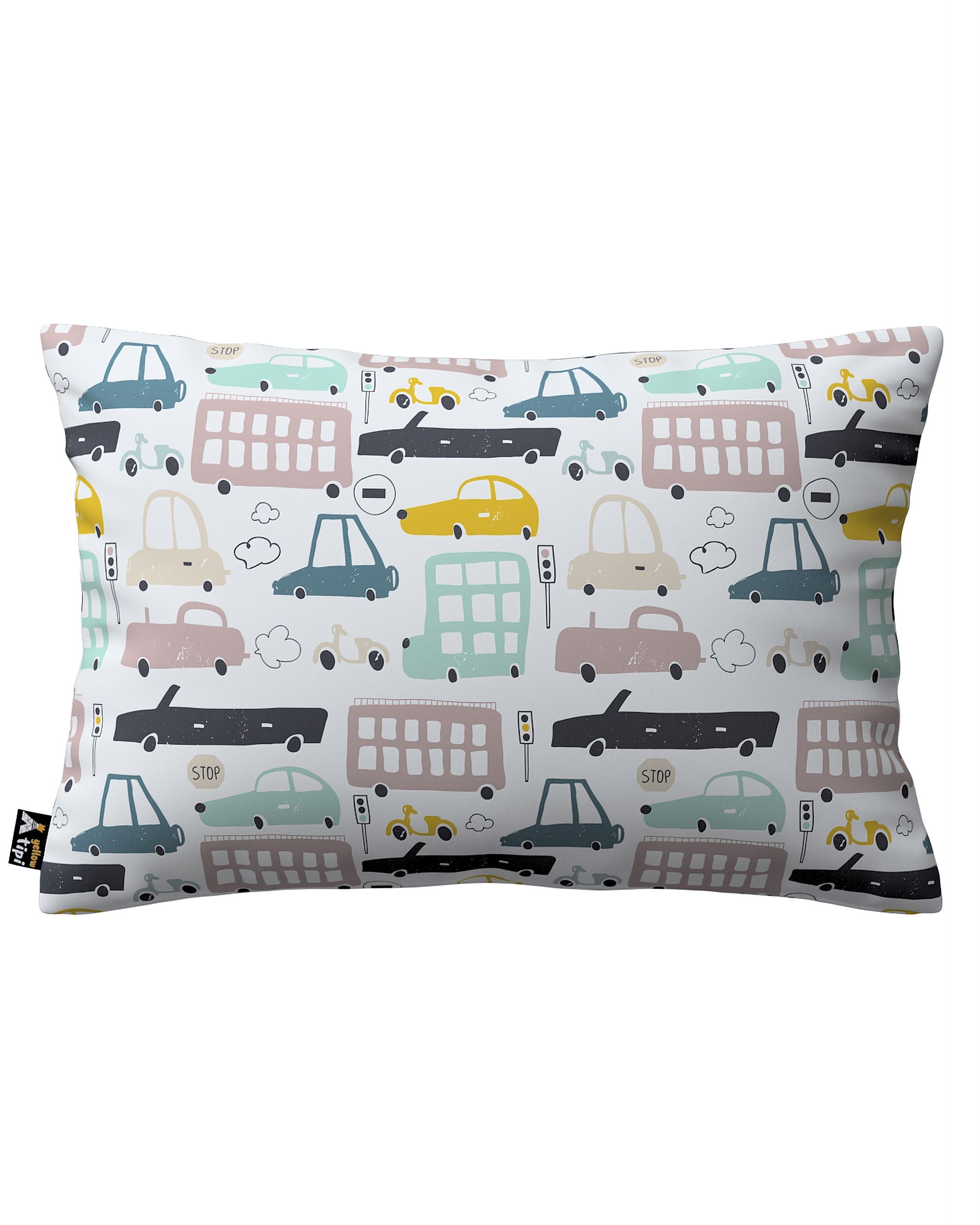Milly rectangular cushion cover colour beige fabric patterned