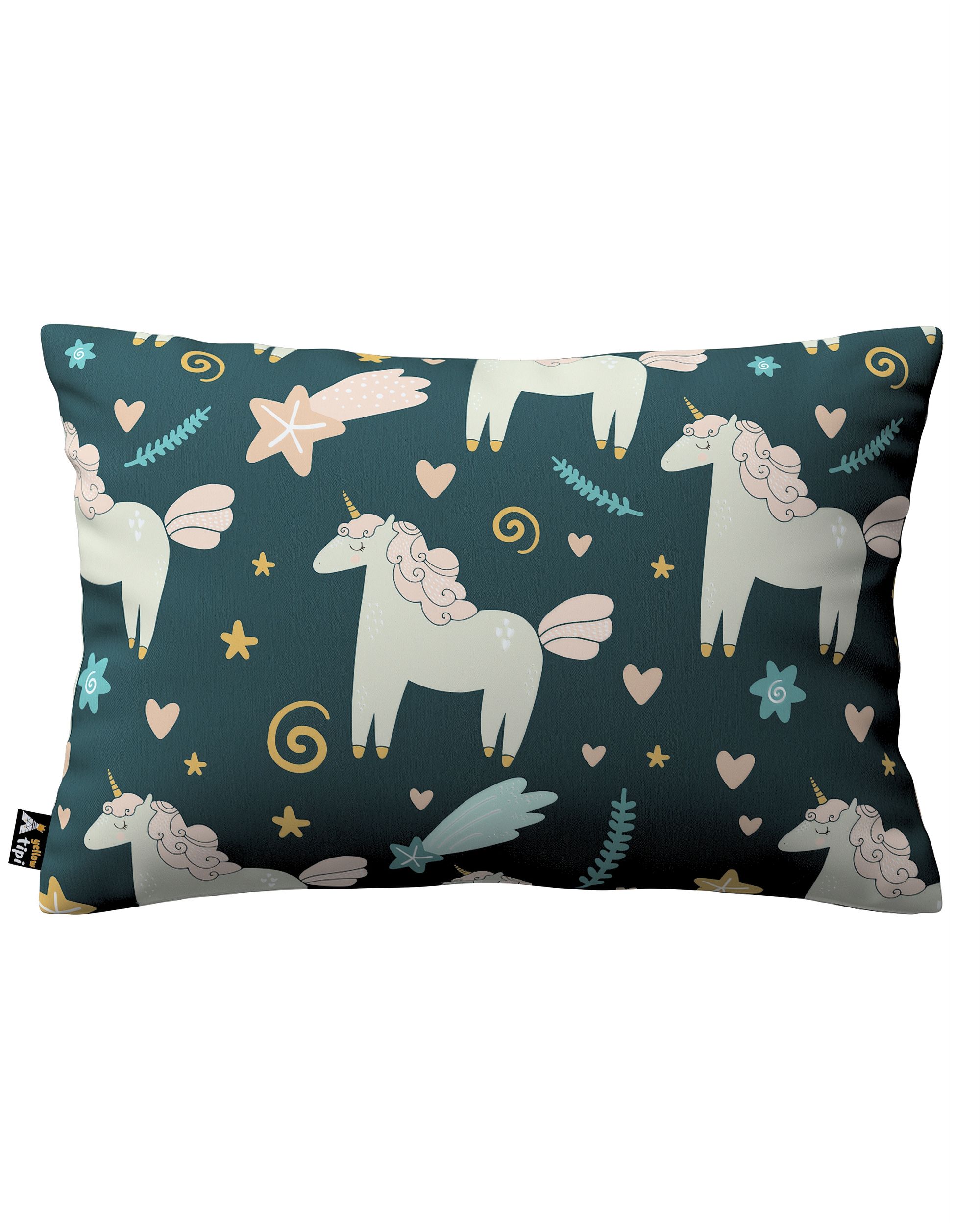 Milly rectangular cushion cover colour brown fabric patterned