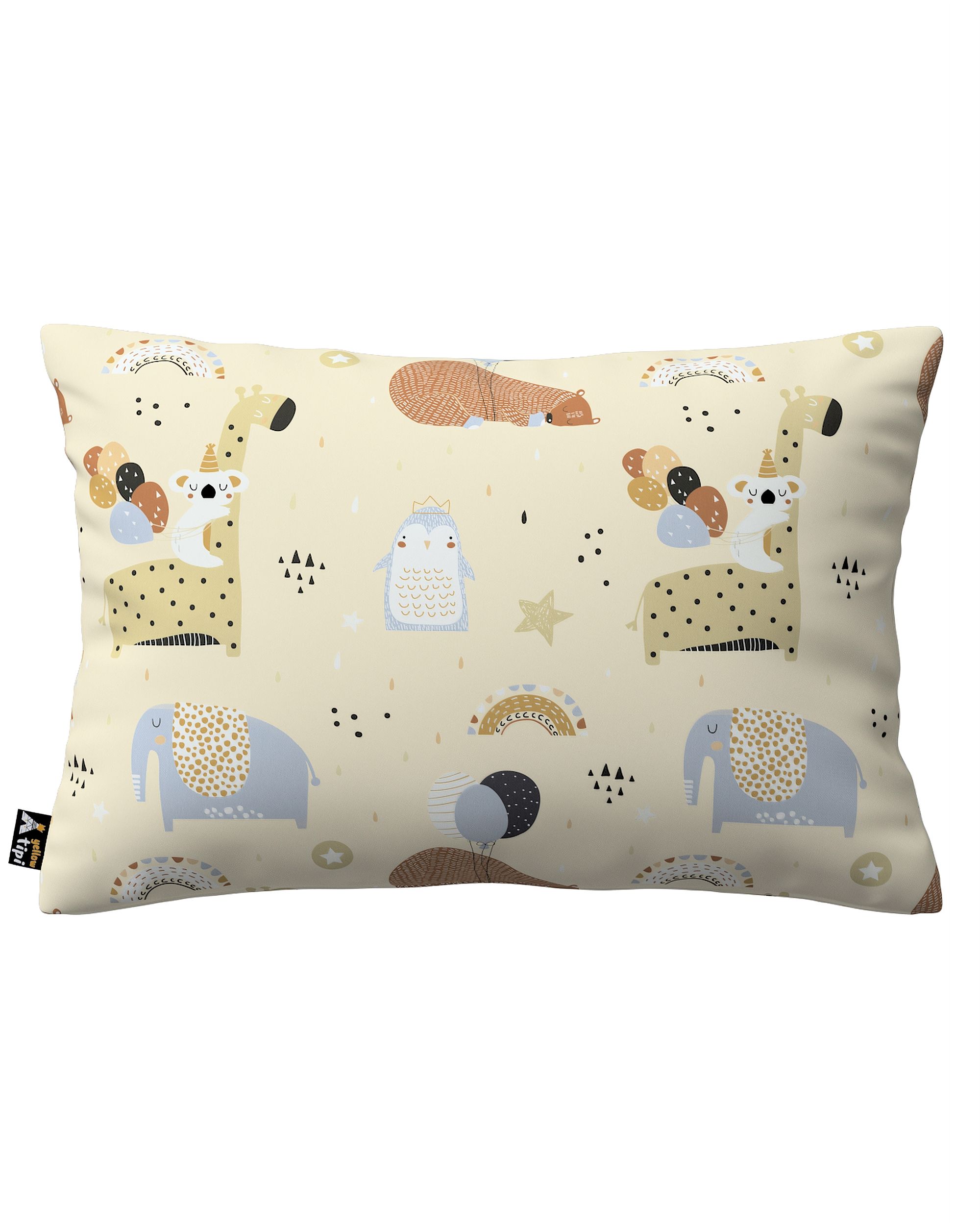 Milly rectangular cushion cover colour beige fabric patterned
