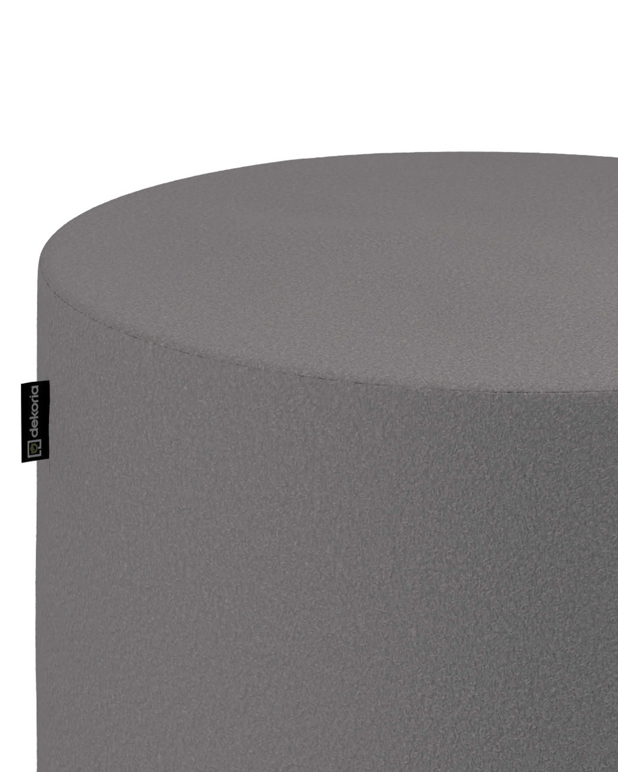 Bobby pouf colour beige fabric structured (hover)