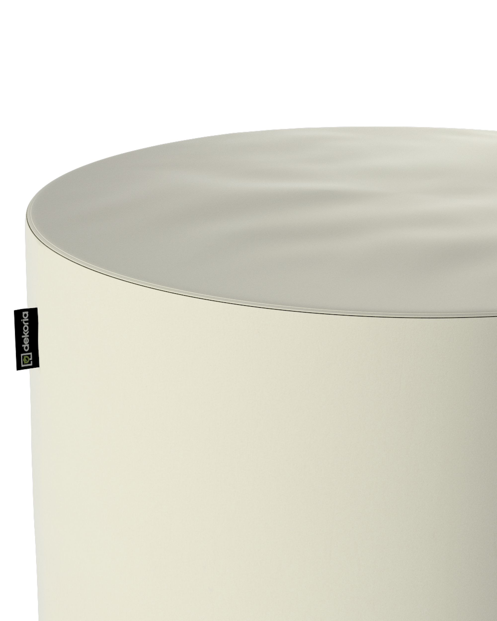 Bobby pouf colour cream fabric gloss, velvet (hover)