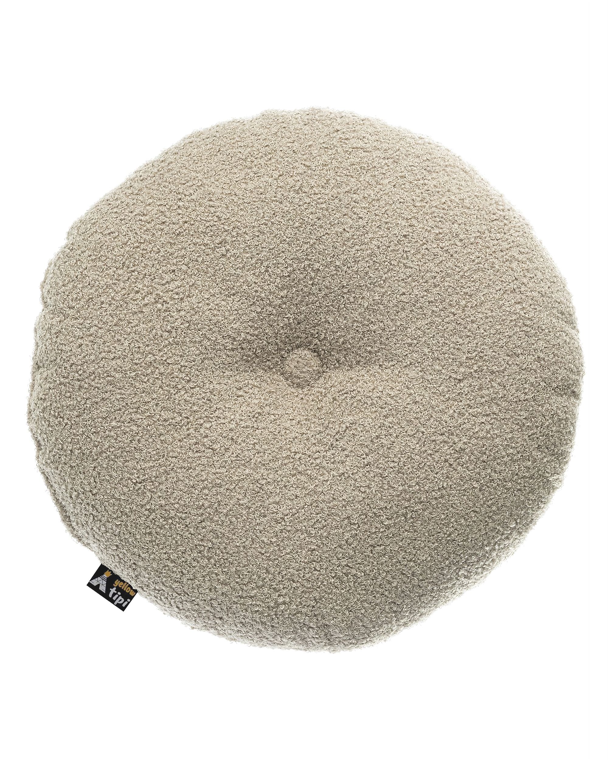 Candy Dot pillow colour beige fabric structured