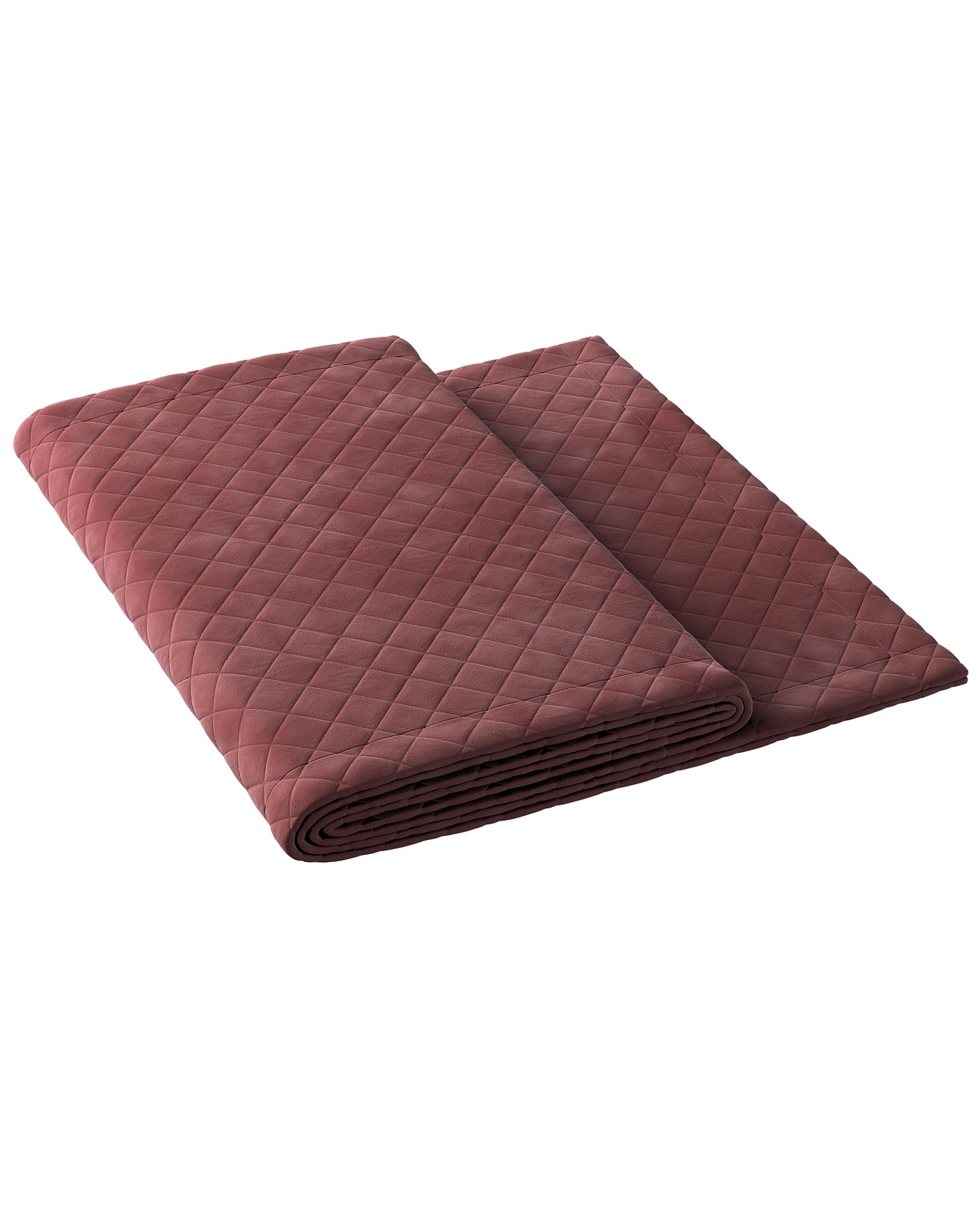 Pół narzuta hotelowa Velvet colour red fabric gloss, velvet (hover)