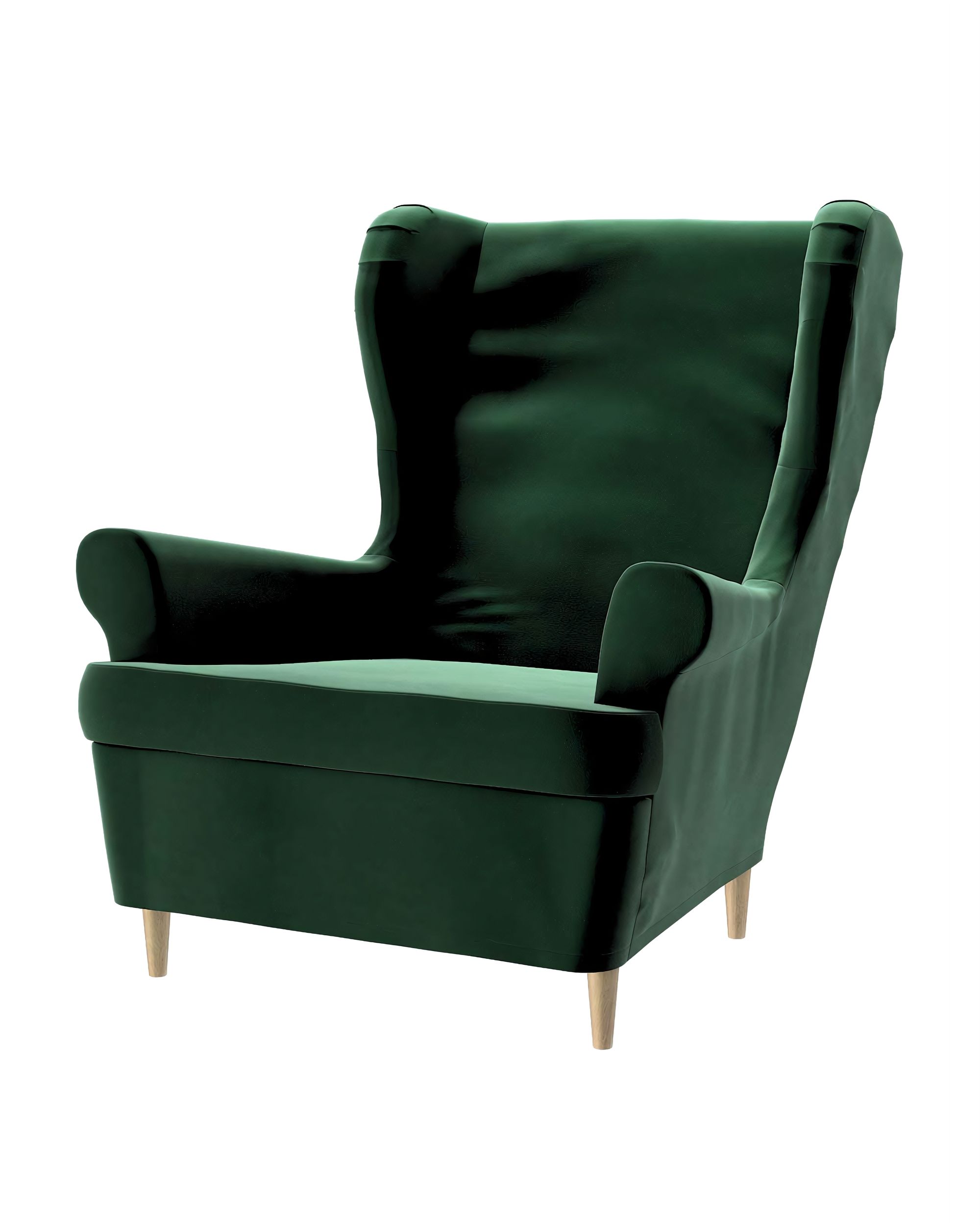 1287-704-13 colour green fabric gloss, velvet