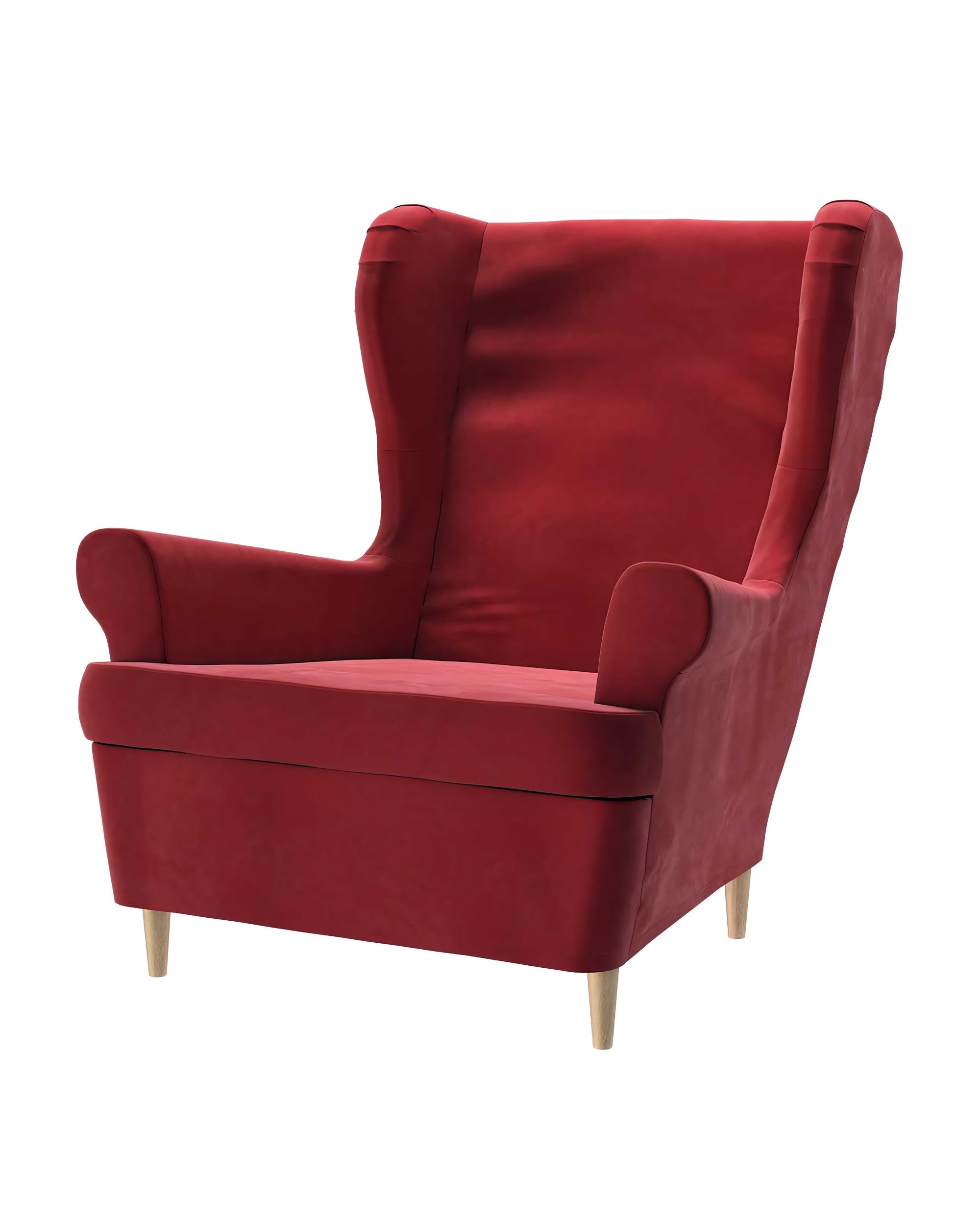 1287-704-15 colour red fabric gloss, velvet