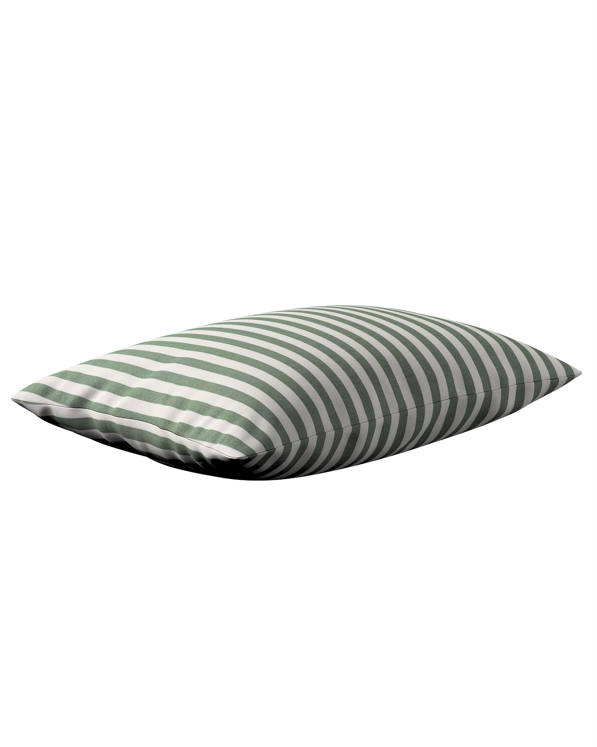 Milly rectangular cushion cover colour green fabric patterned (hover)