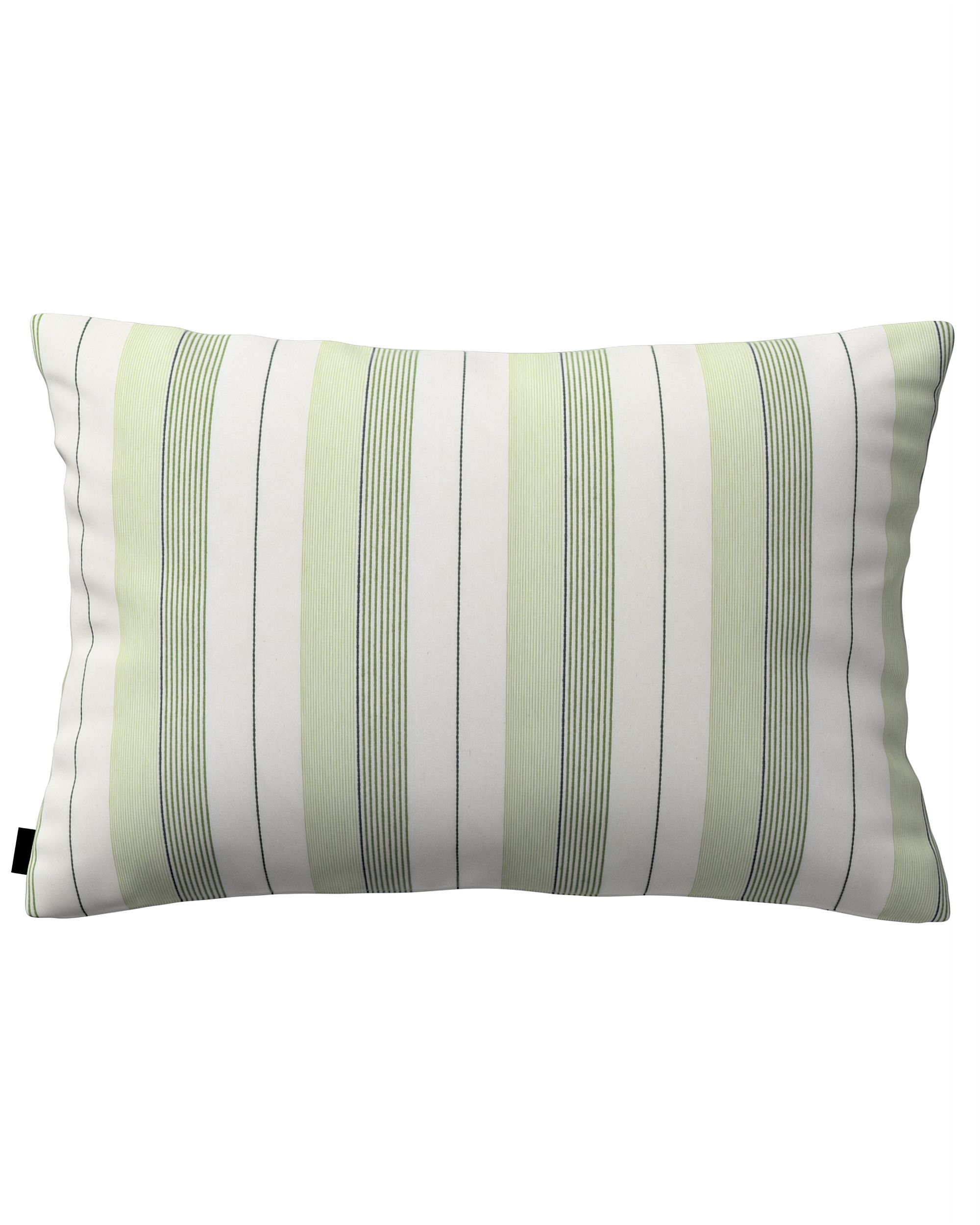 Milly rectangular cushion cover colour green fabric structured, patterned
