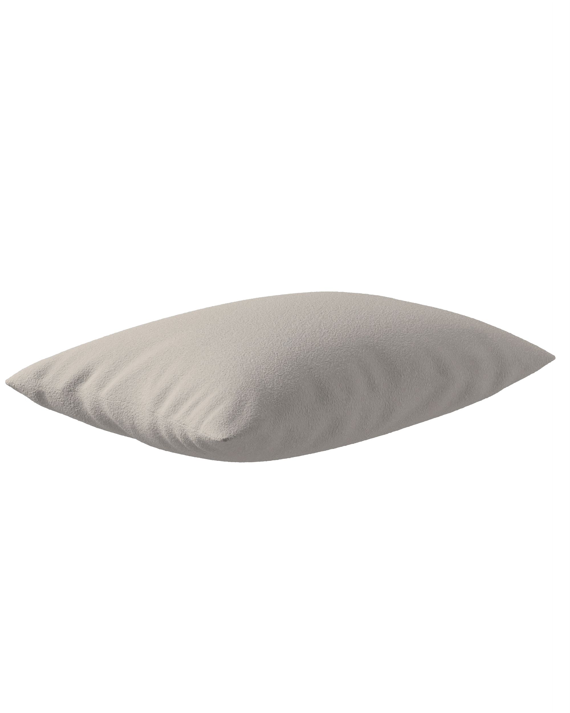 Milly rectangular cushion cover colour beige fabric structured (hover)