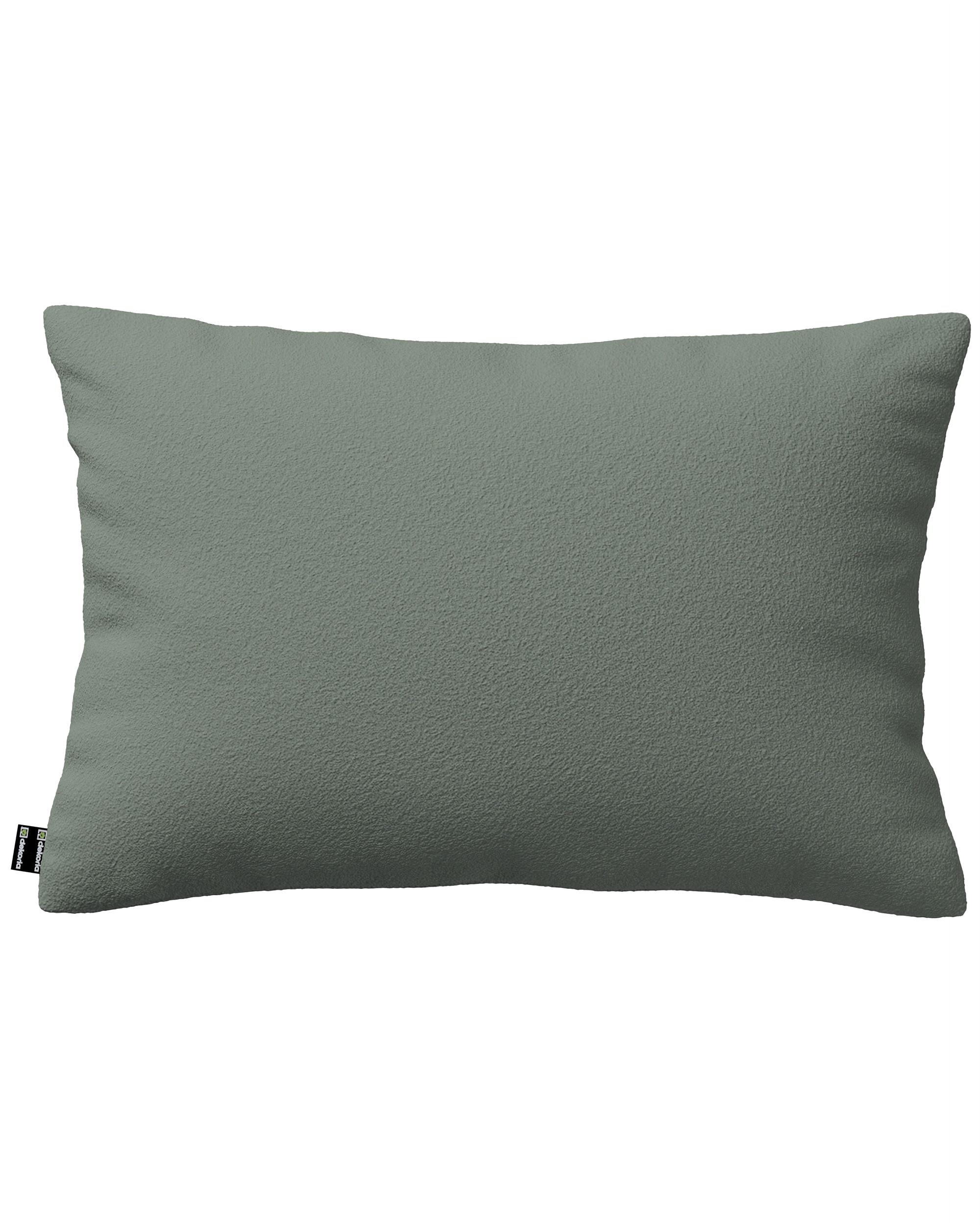 Milly rectangular cushion cover colour green fabric structured
