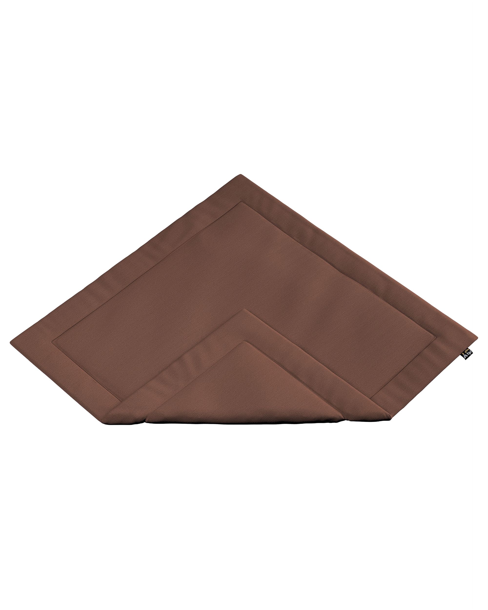Tepee mat 110x110cm colour brown