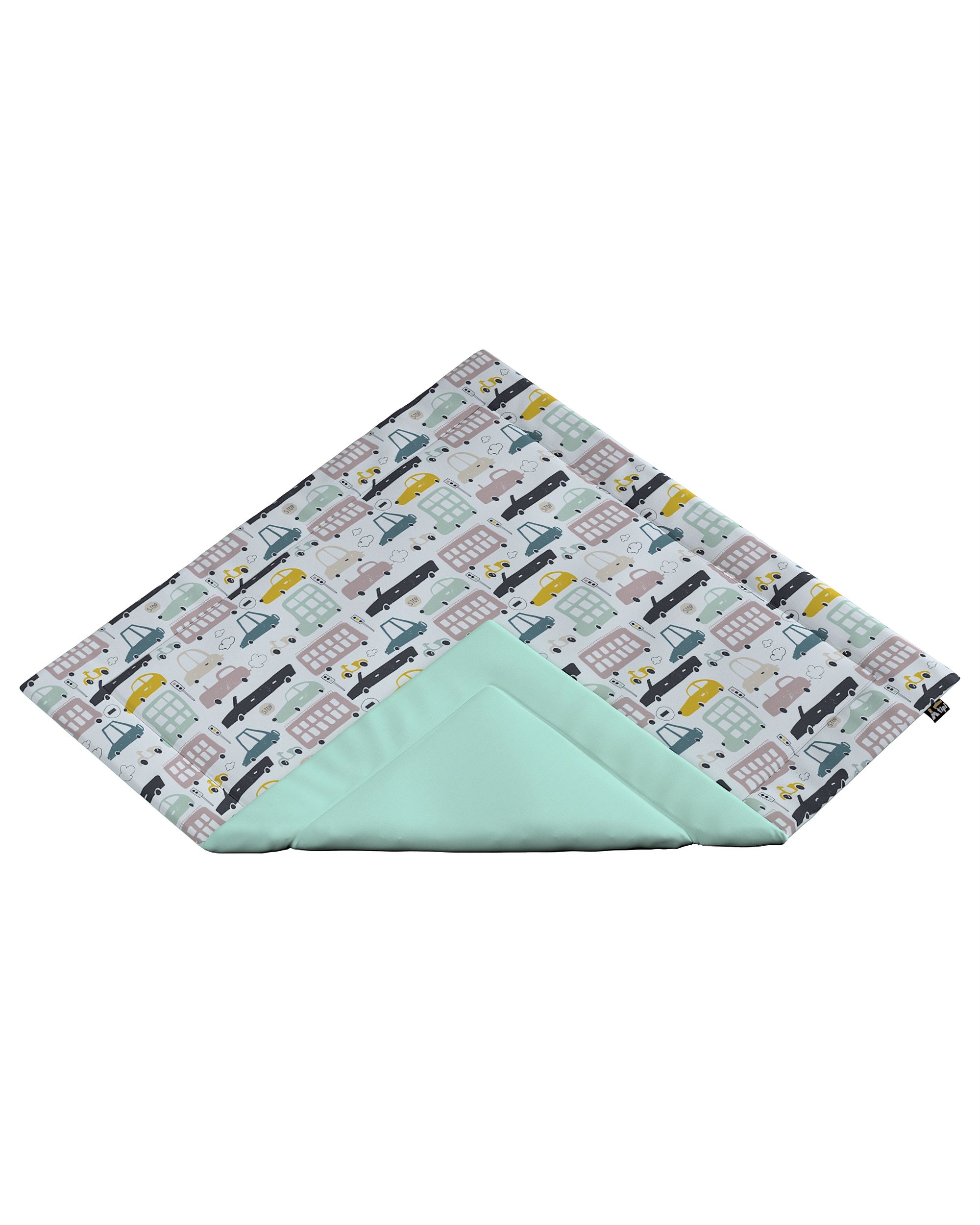 Tepee mat 110x110cm colour beige fabric patterned