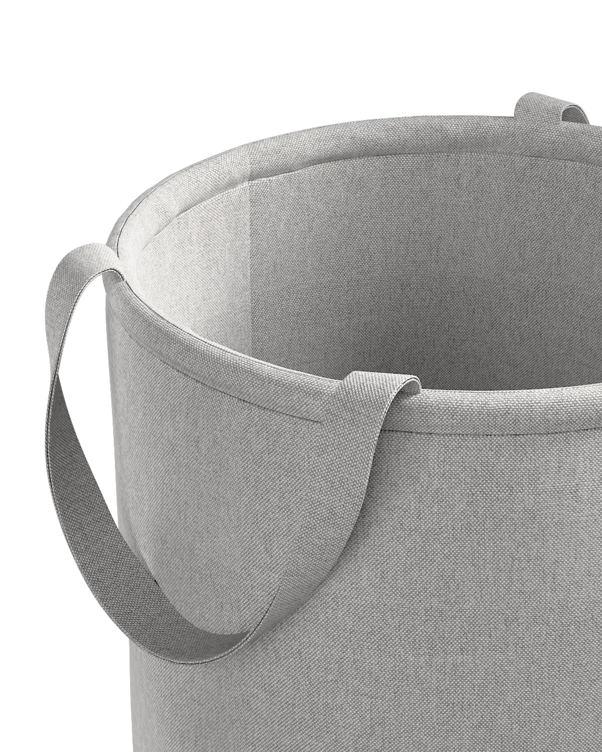 Tobi toy basket colour grey fabric structured (hover)