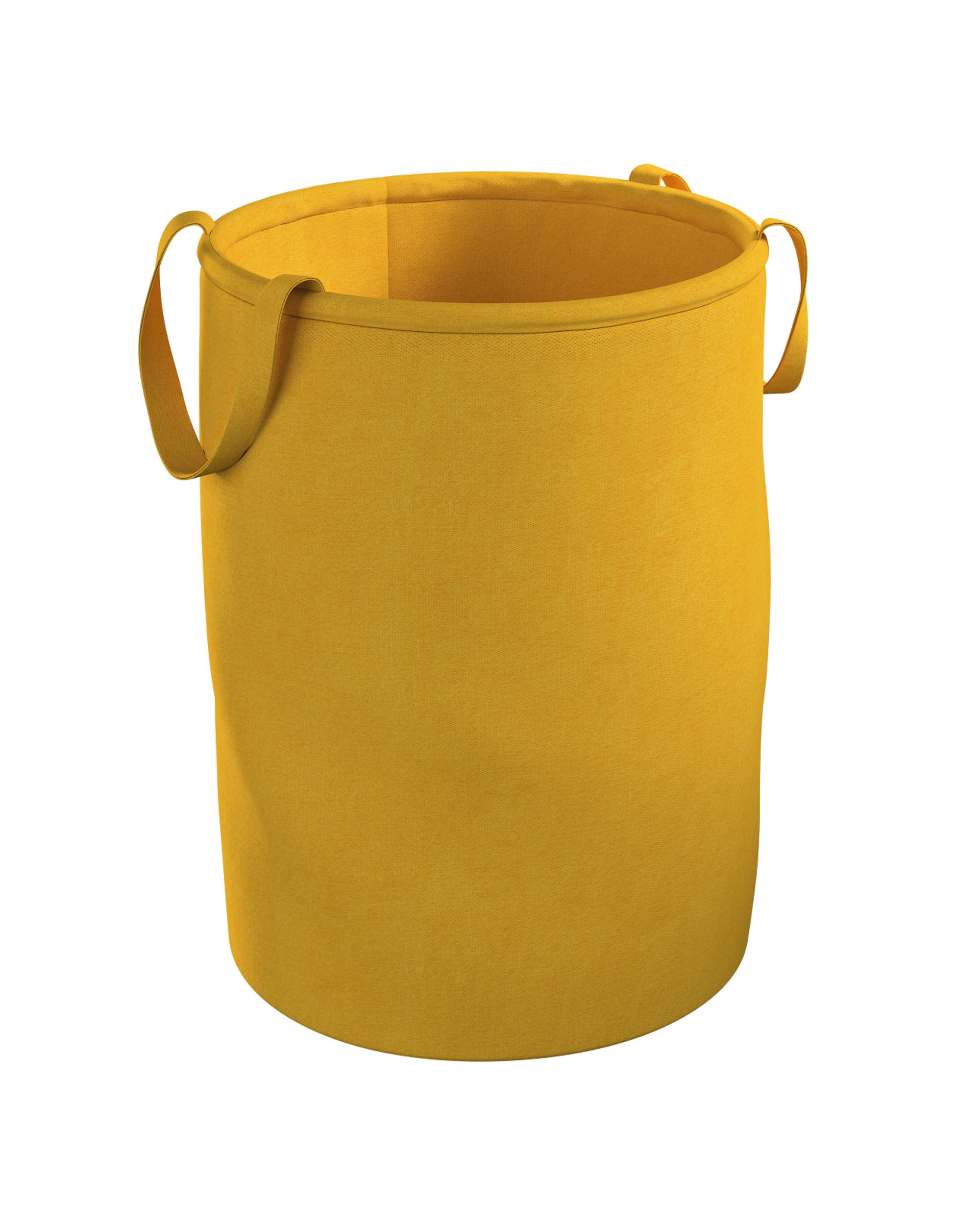 Tobi toy basket colour yellow fabric structured