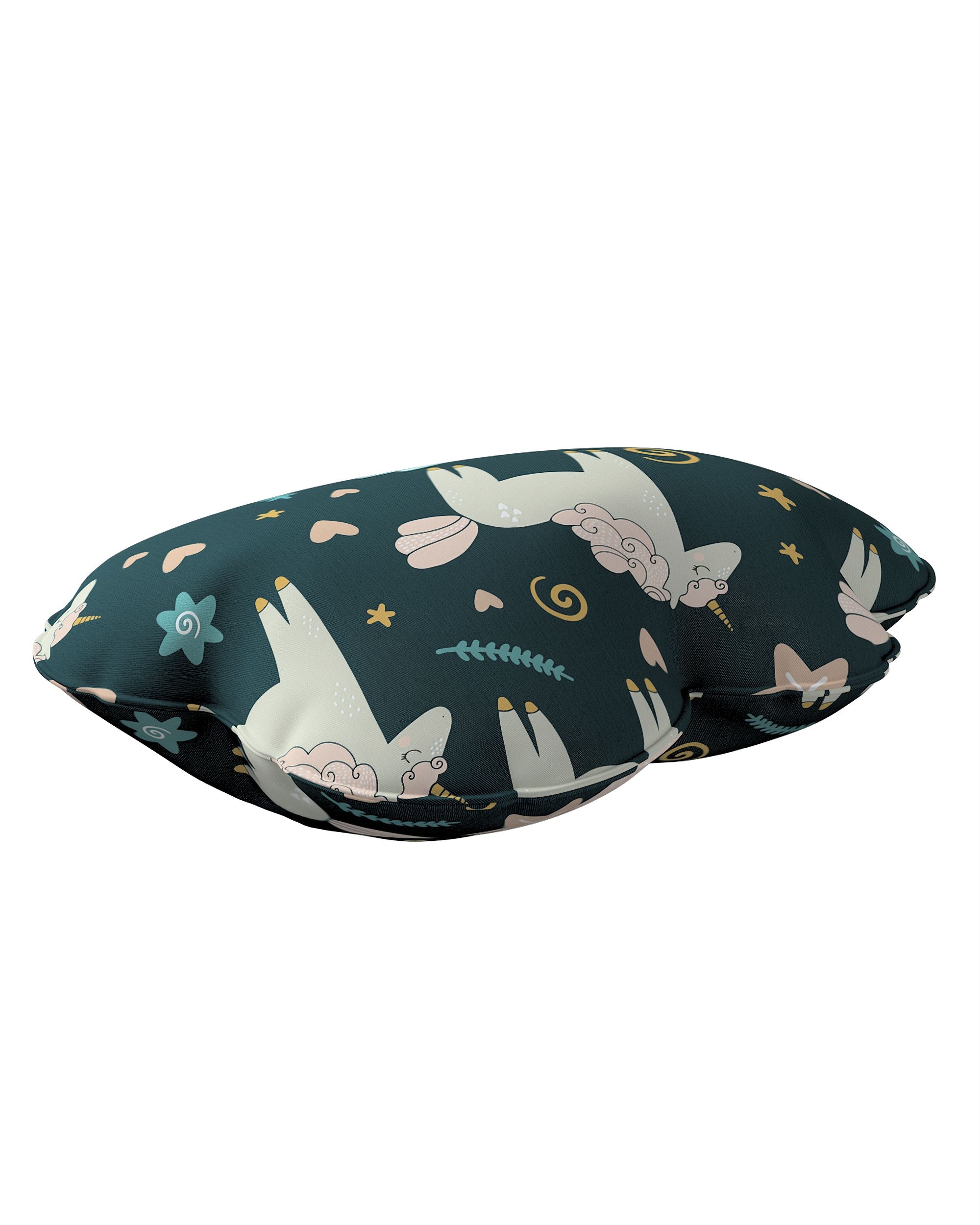 Soft Cloud pillow colour brown fabric patterned (hover)