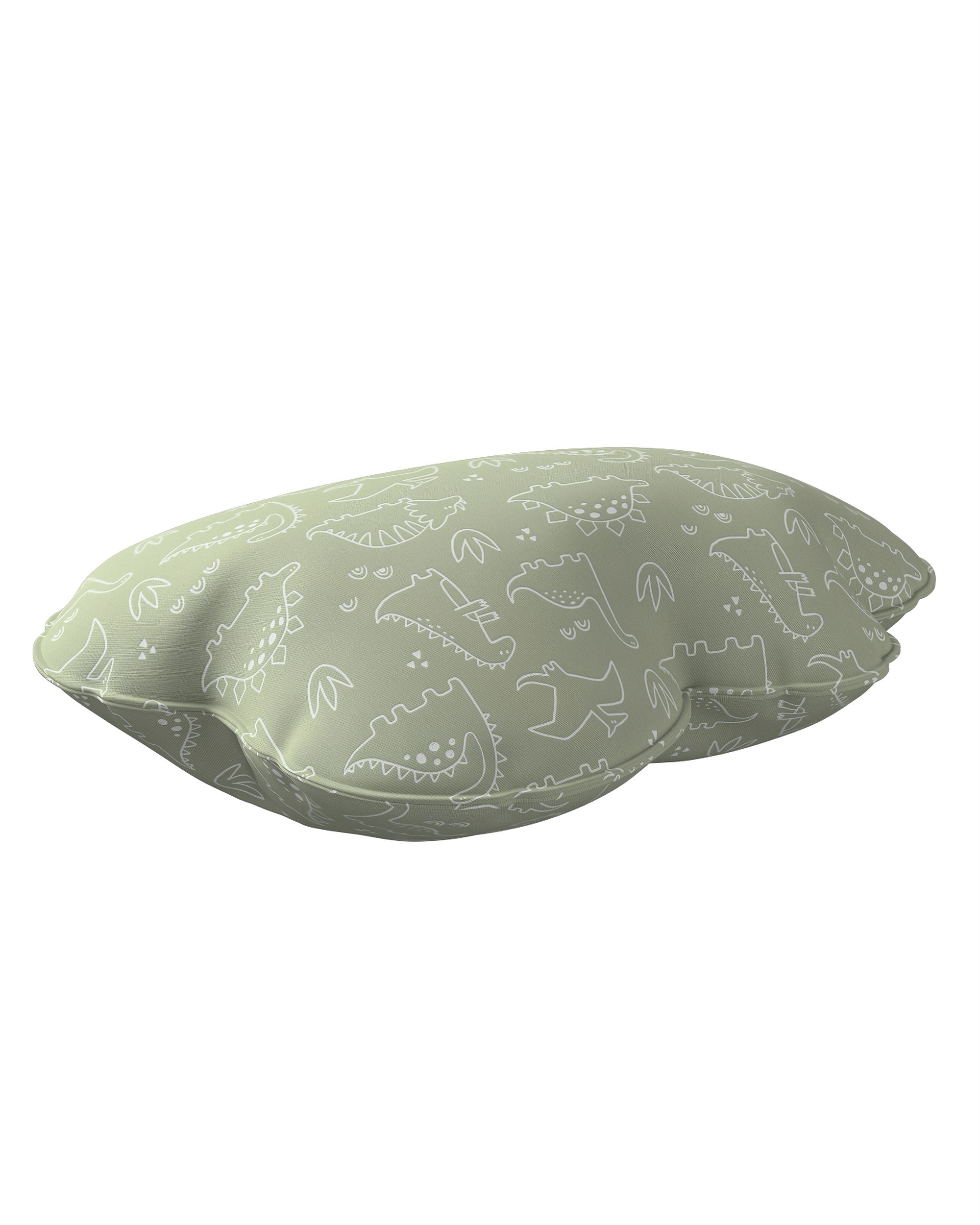Soft Cloud pillow colour green fabric patterned (hover)