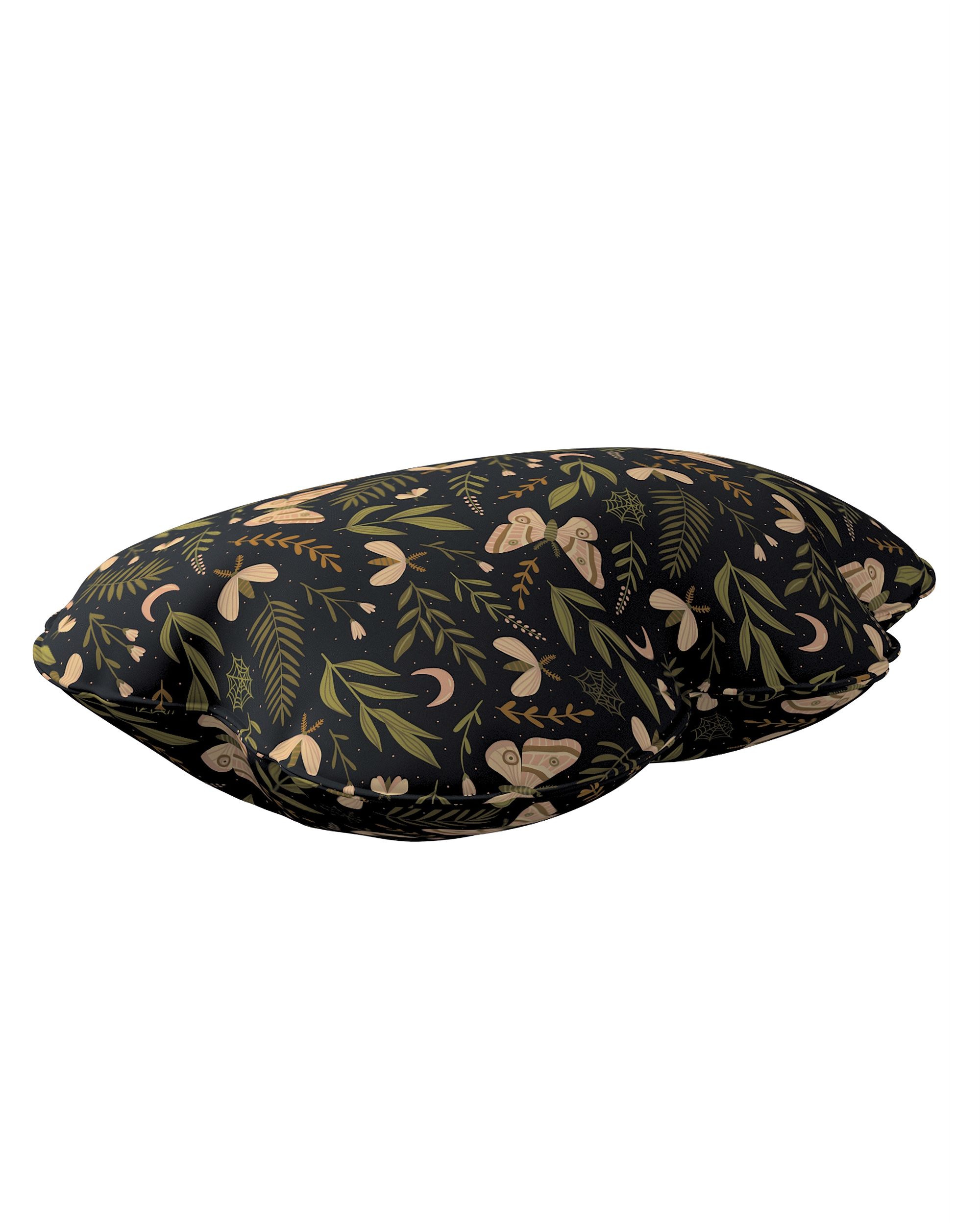 Soft Cloud pillow colour black fabric patterned (hover)