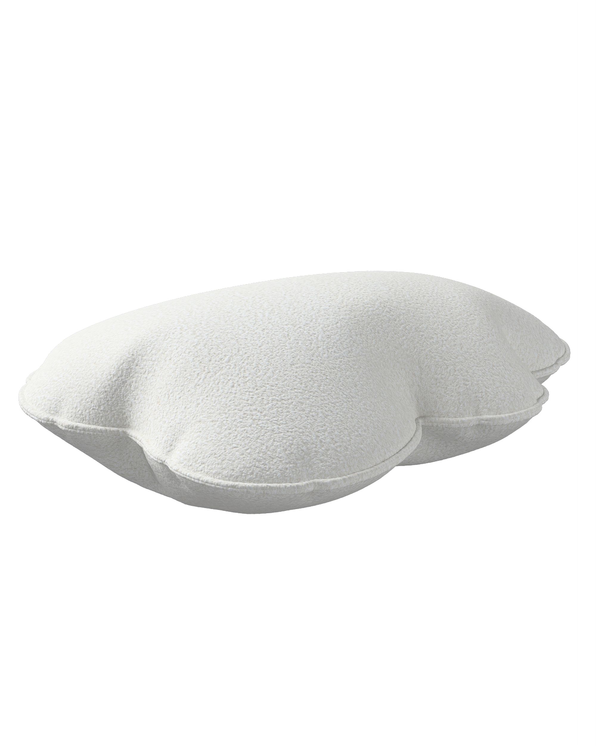 Soft Cloud pillow colour white fabric structured (hover)