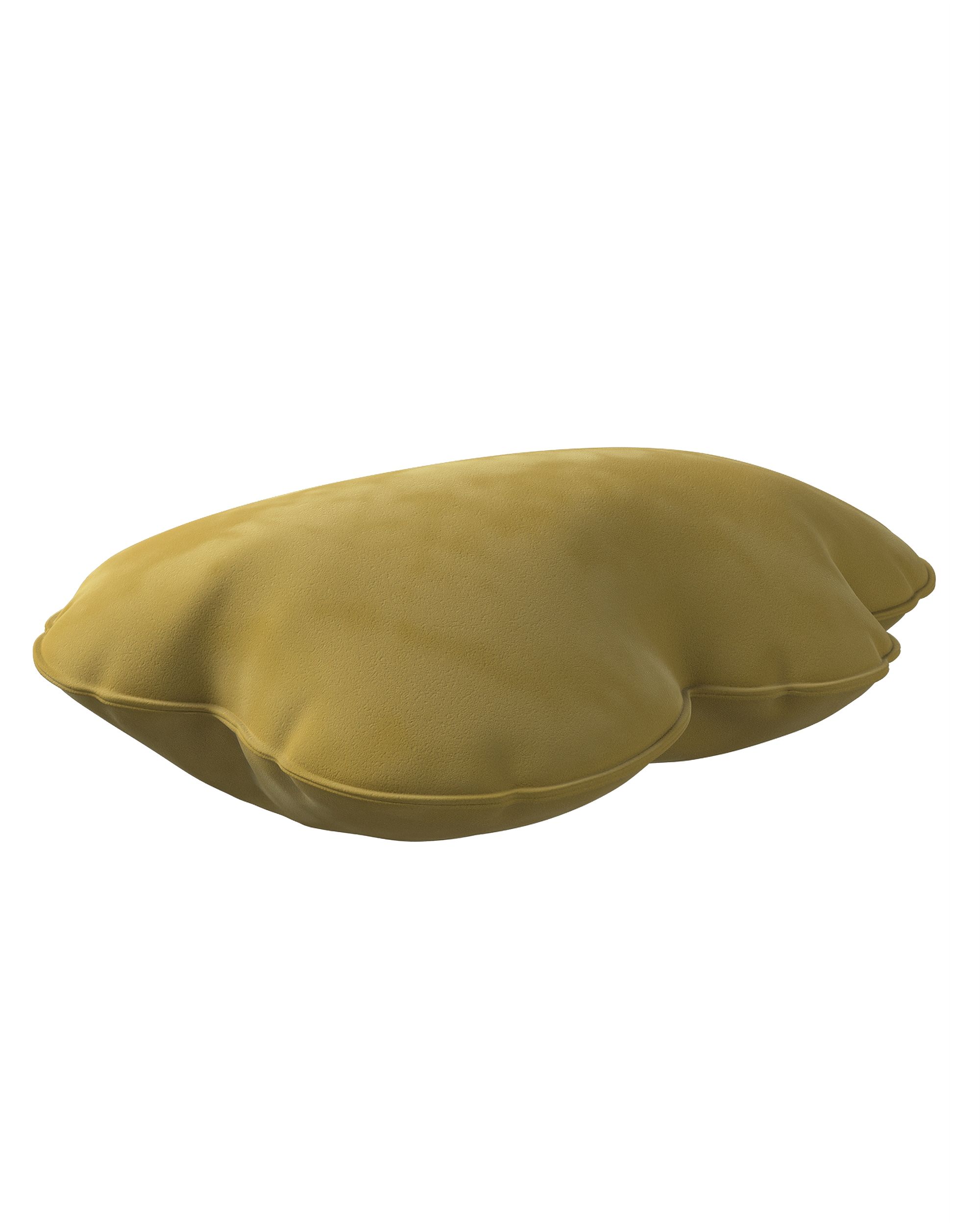 Soft Cloud pillow colour green fabric gloss, velvet (hover)