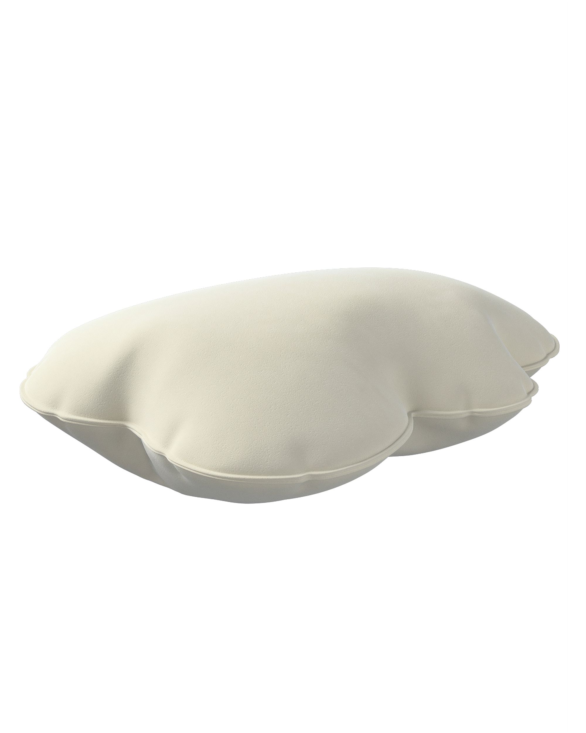 Soft Cloud pillow colour cream fabric gloss, velvet (hover)