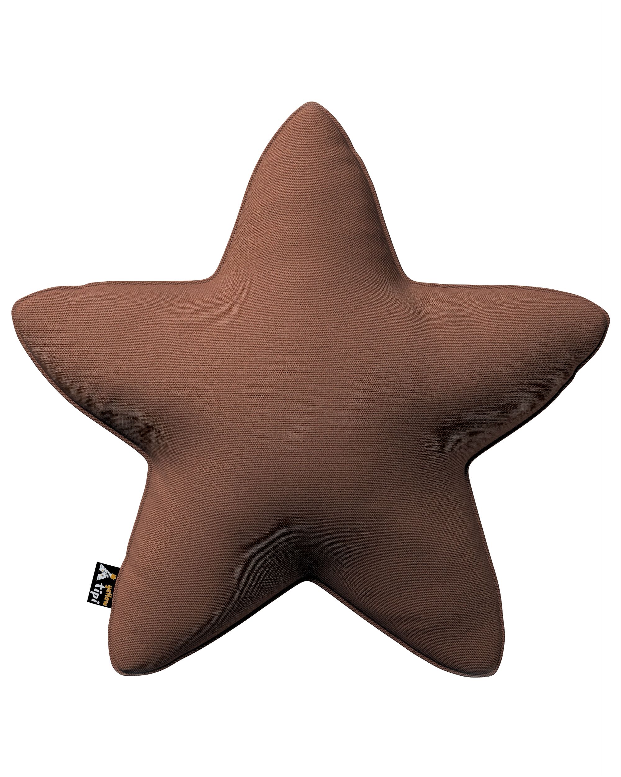 Lucky Star pillow colour brown