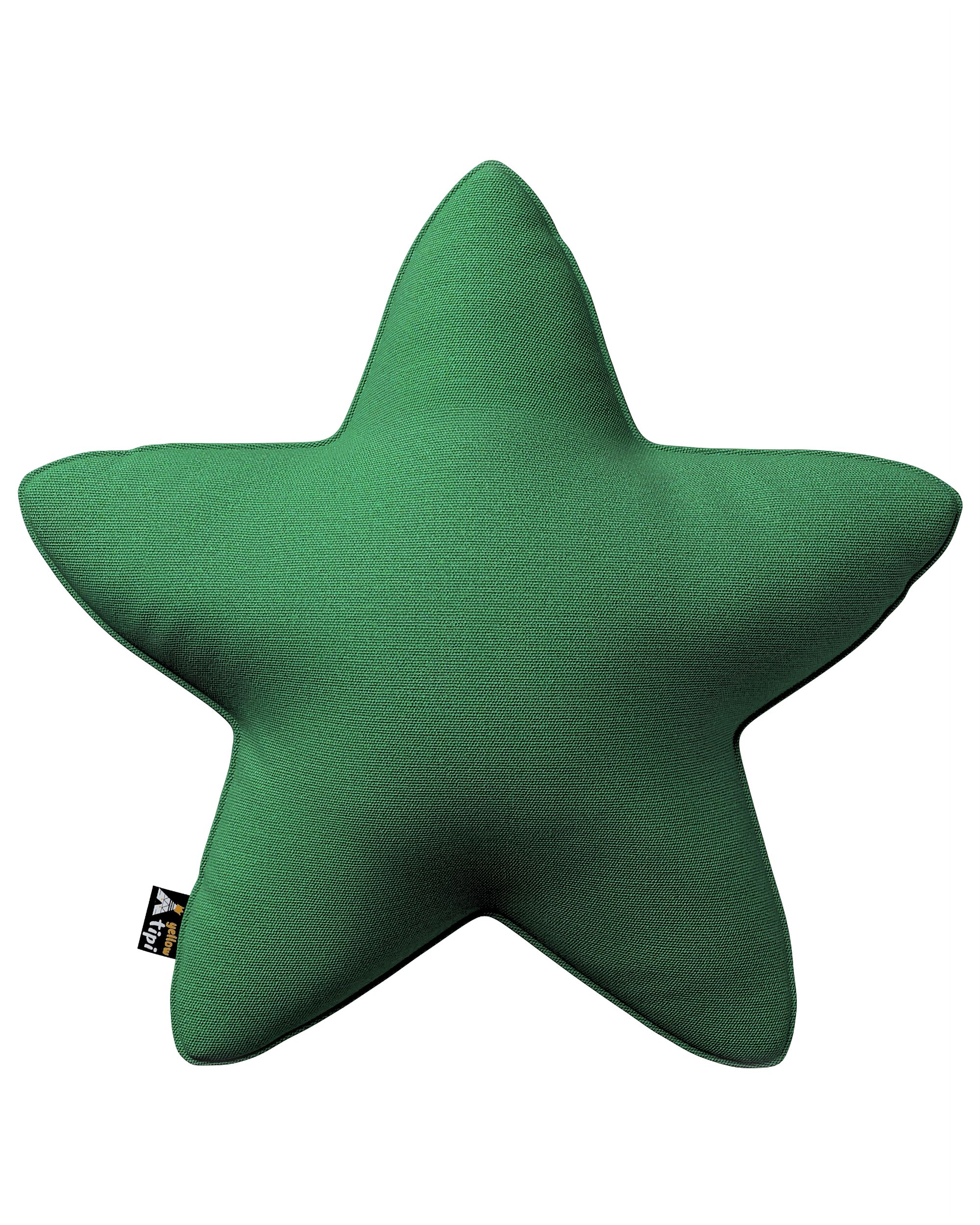 Lucky Star pillow colour green