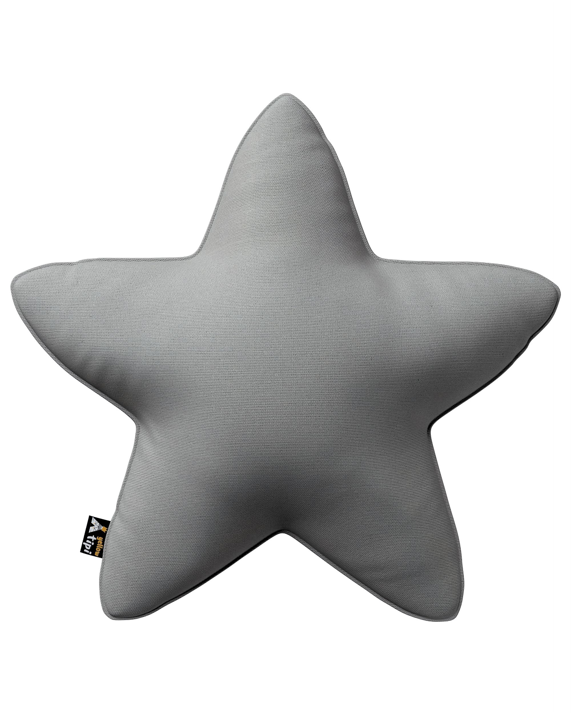 Lucky Star pillow colour grey