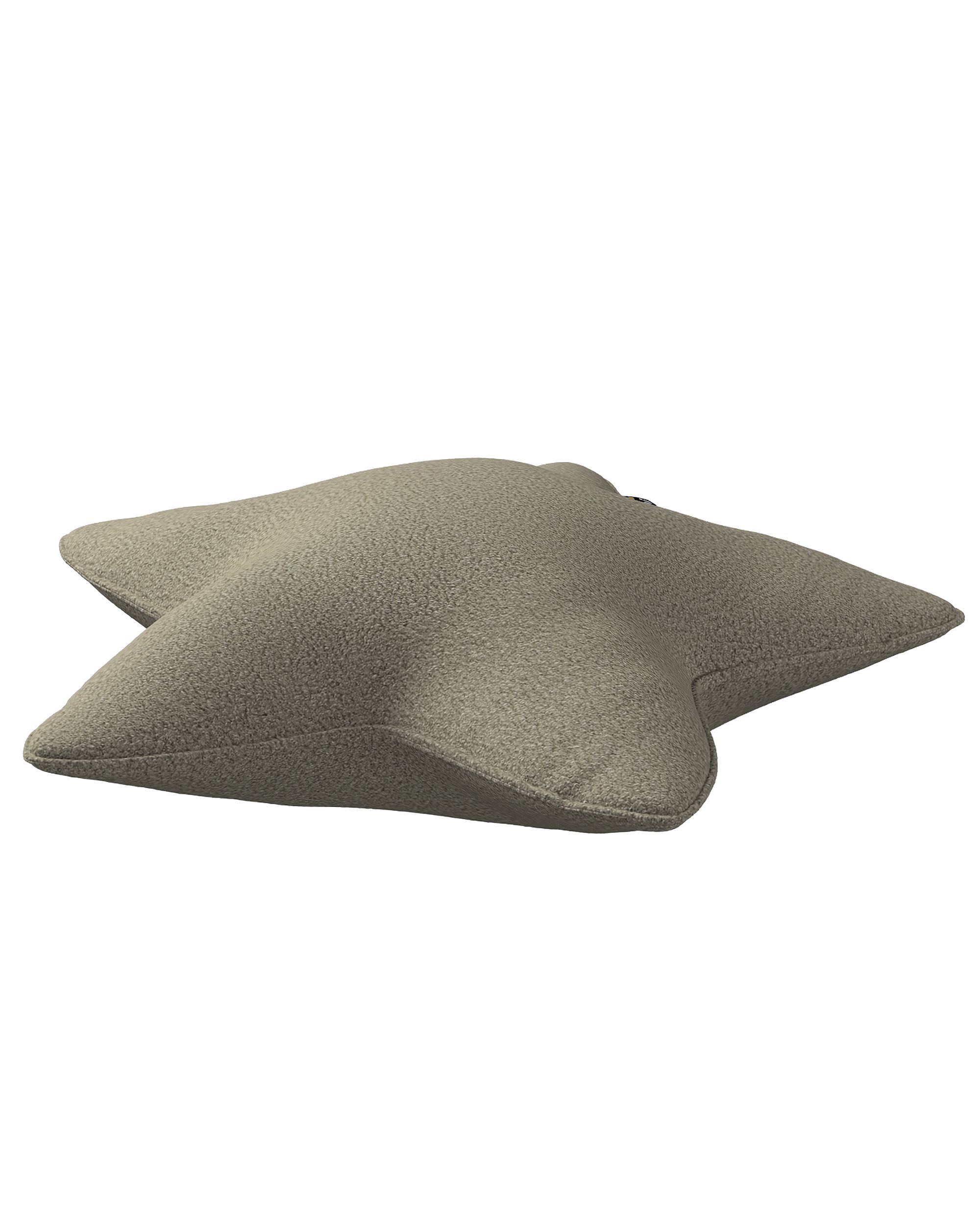 Lucky Star pillow colour beige fabric structured (hover)