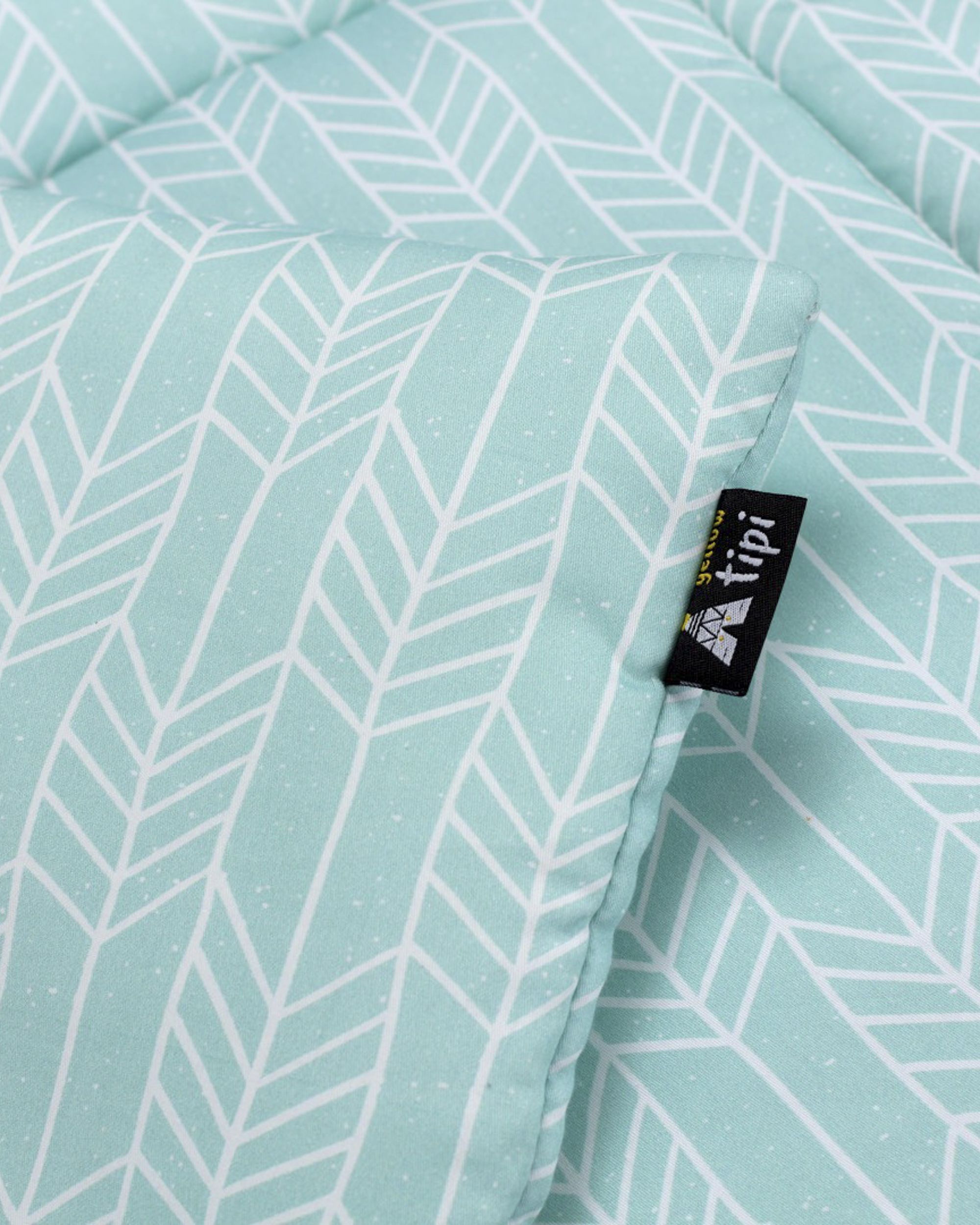 Bedding with fillings colour green fabric patterned (hover)