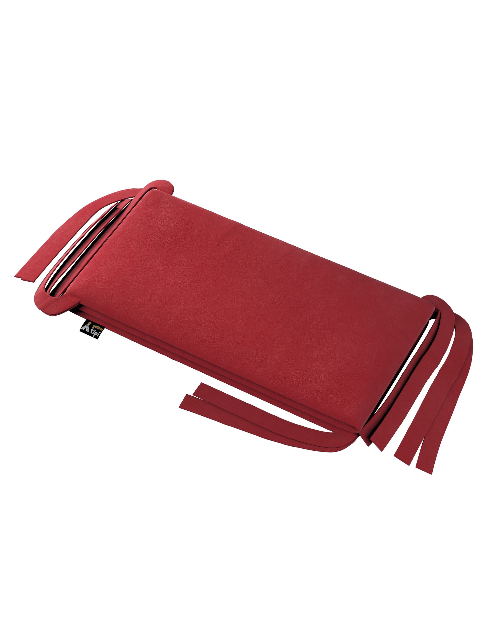 Crib rail cover colour red fabric gloss, velvet