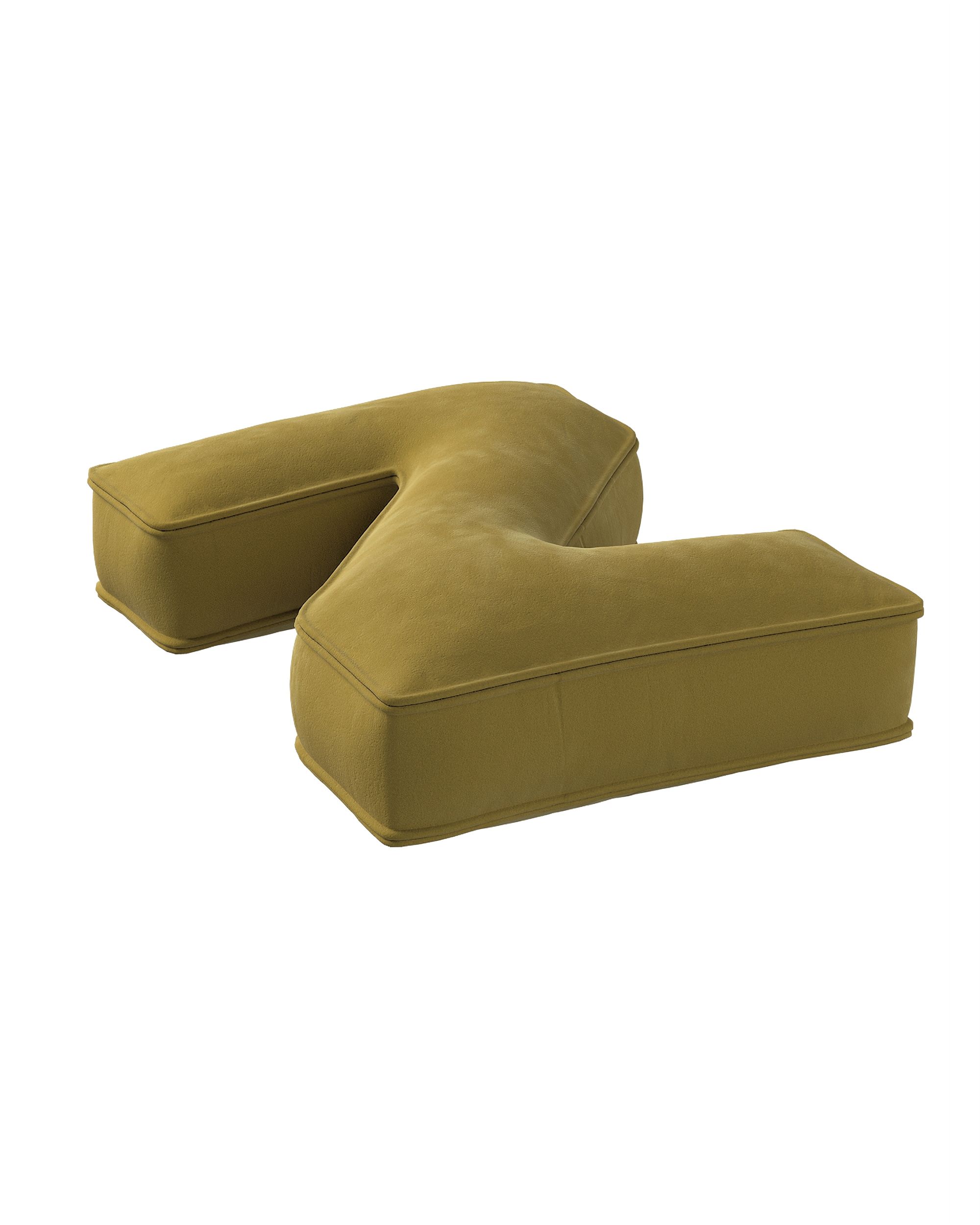 Letter pillow Z colour green fabric gloss, velvet (hover)