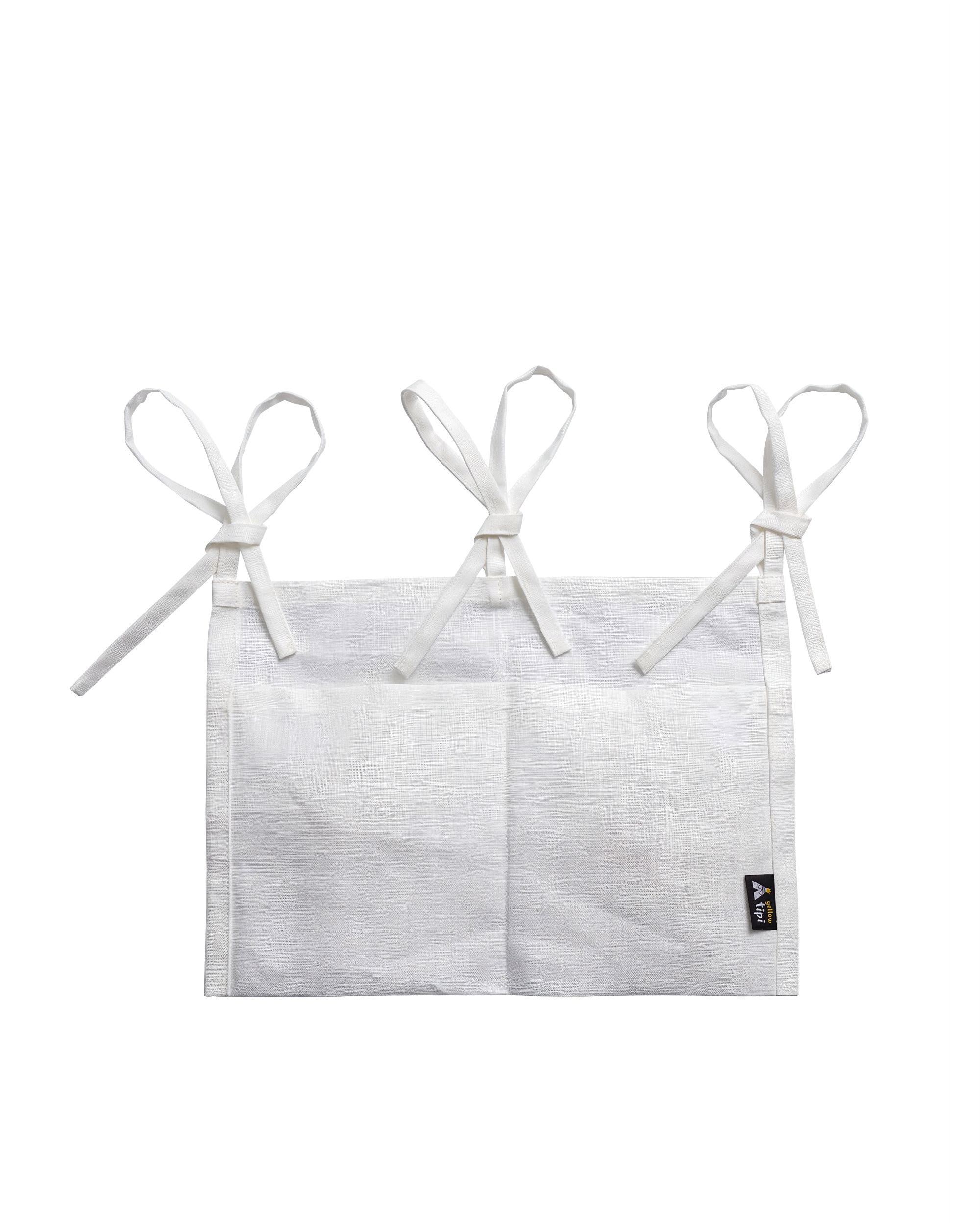 Organizer for the crib Linen White