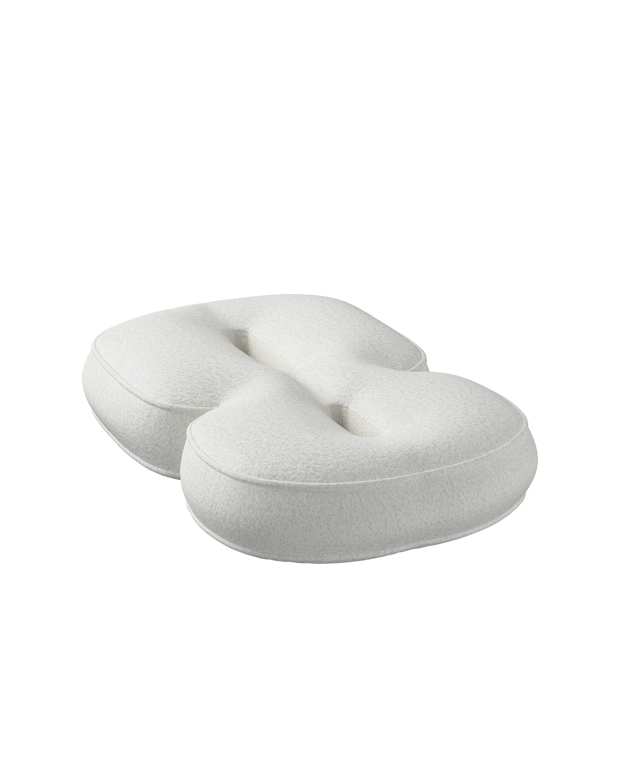 Number pillow 8 colour white fabric structured (hover)