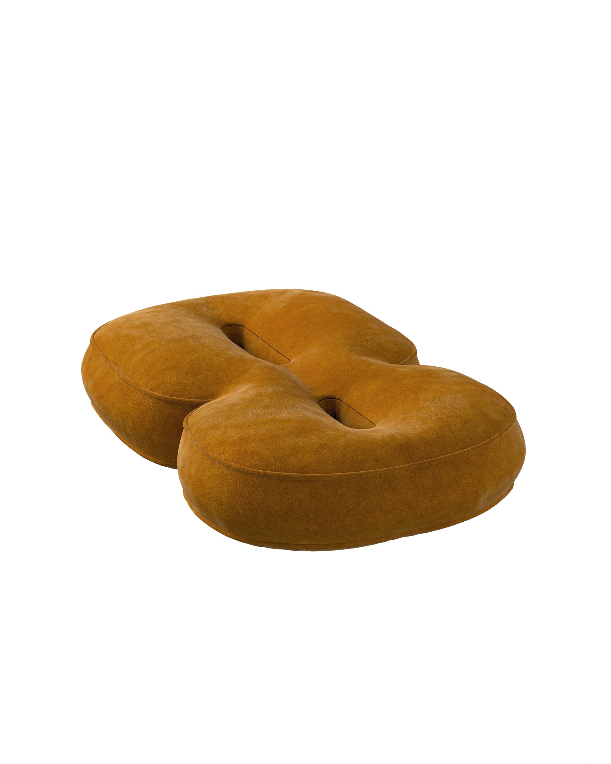 Number pillow 8 colour yellow fabric gloss, velvet (hover)
