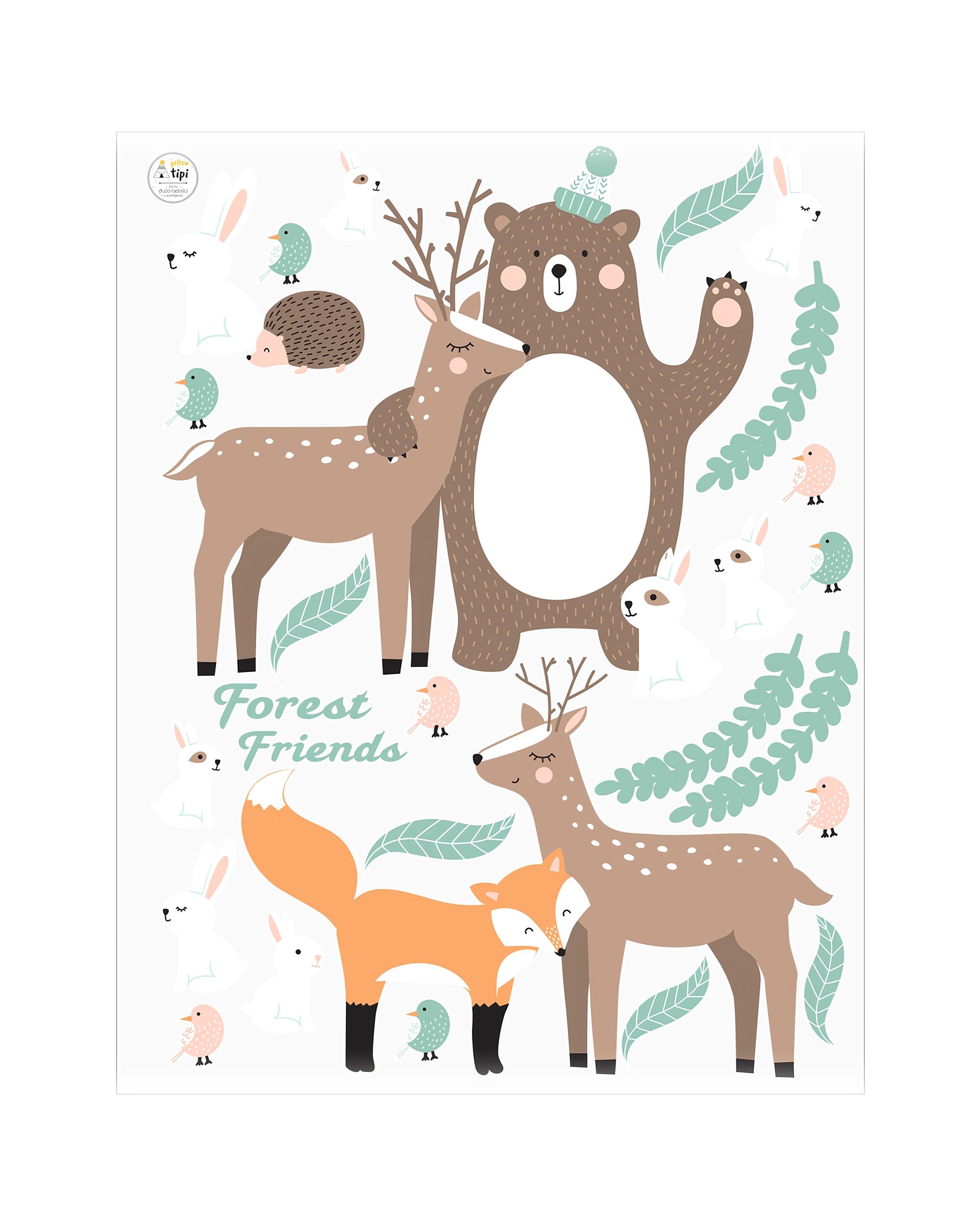 Forest Friends stickers set