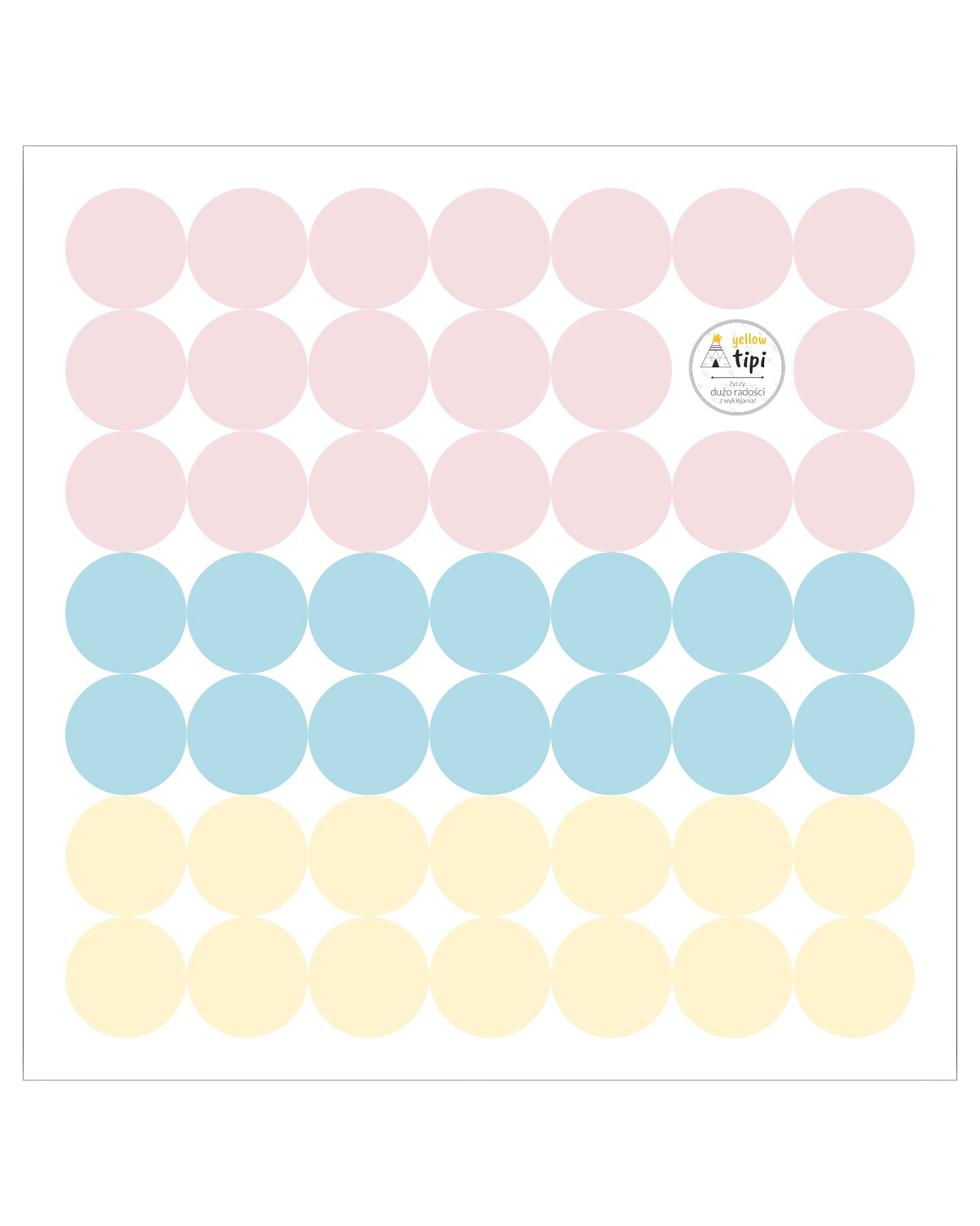 Mini Dots sugar tone sticker set