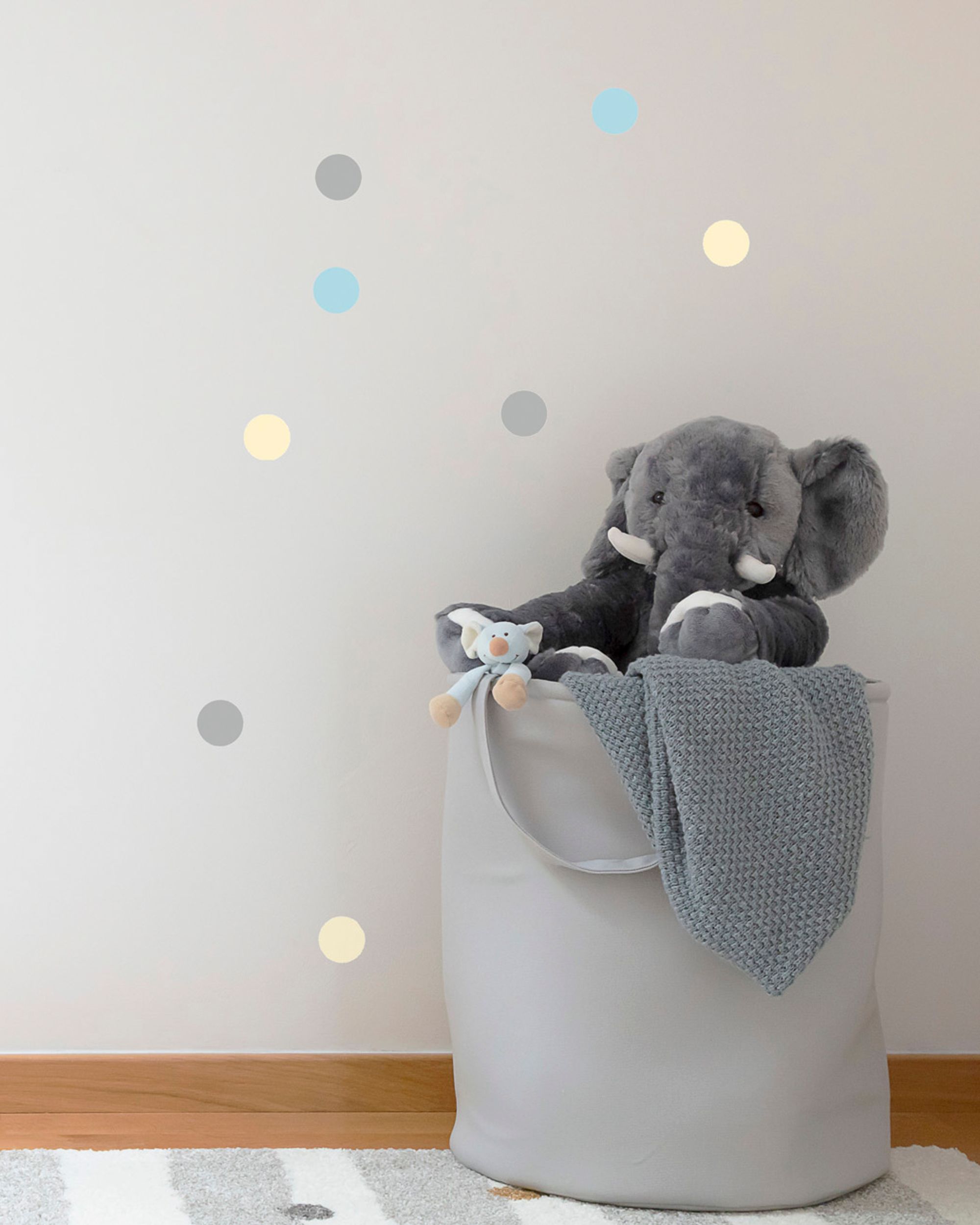 Mini Dots sky tone sticker set (hover)