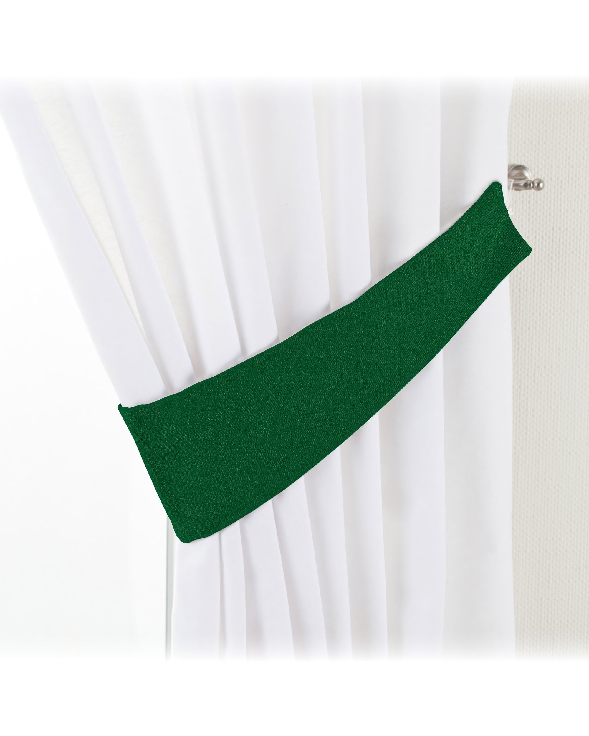 Garter colour green fabric gloss, velvet