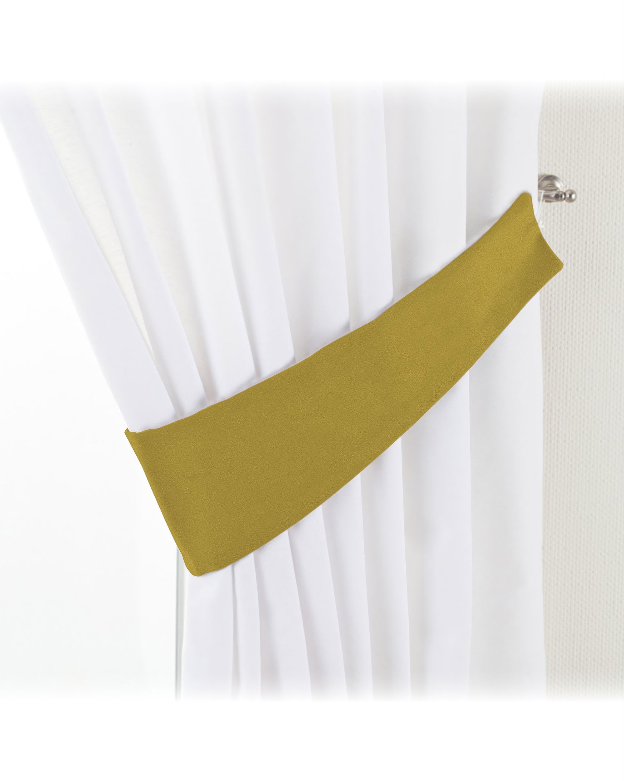 Garter colour green fabric gloss, velvet