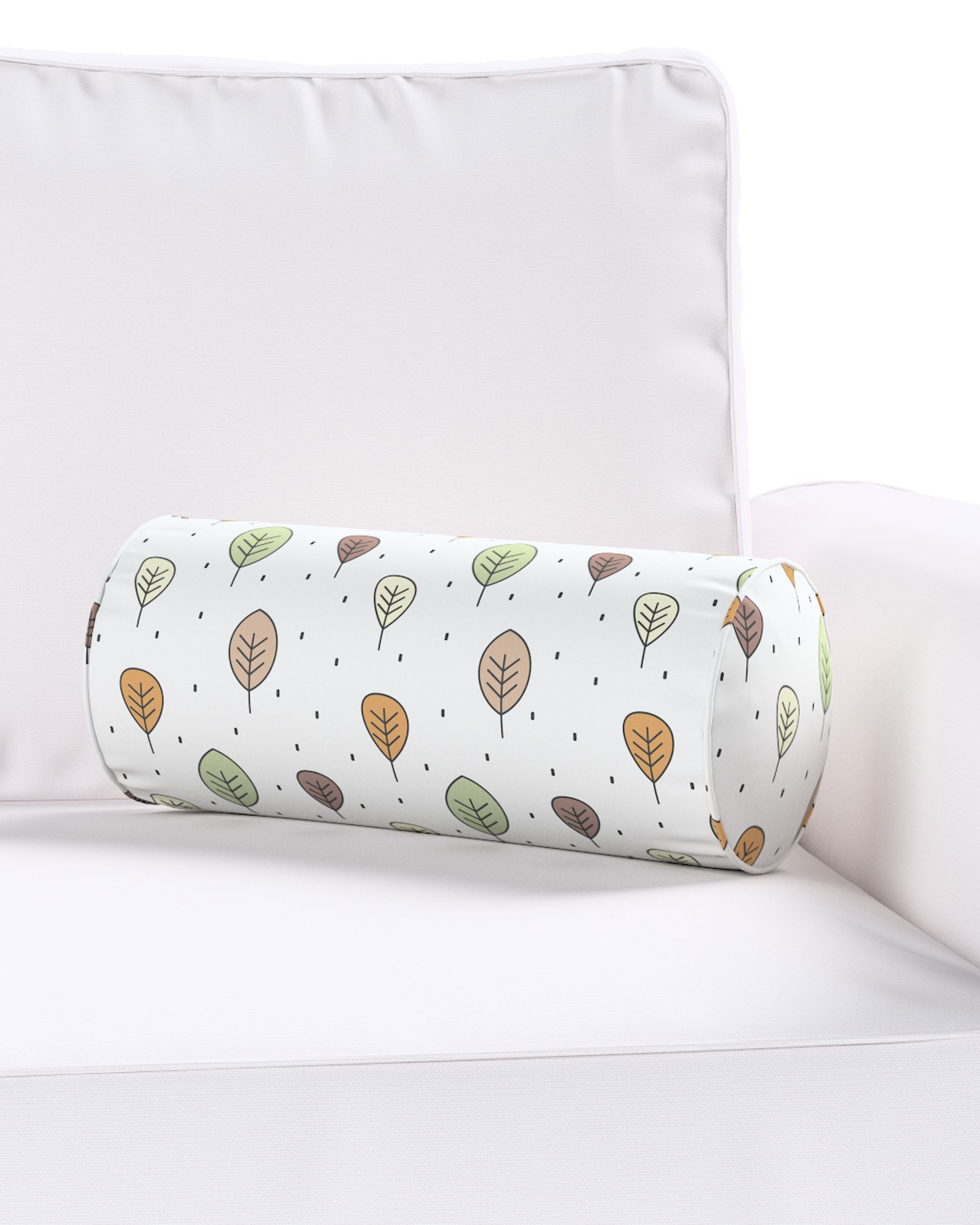 Bolster Ruby colour brown fabric patterned (hover)