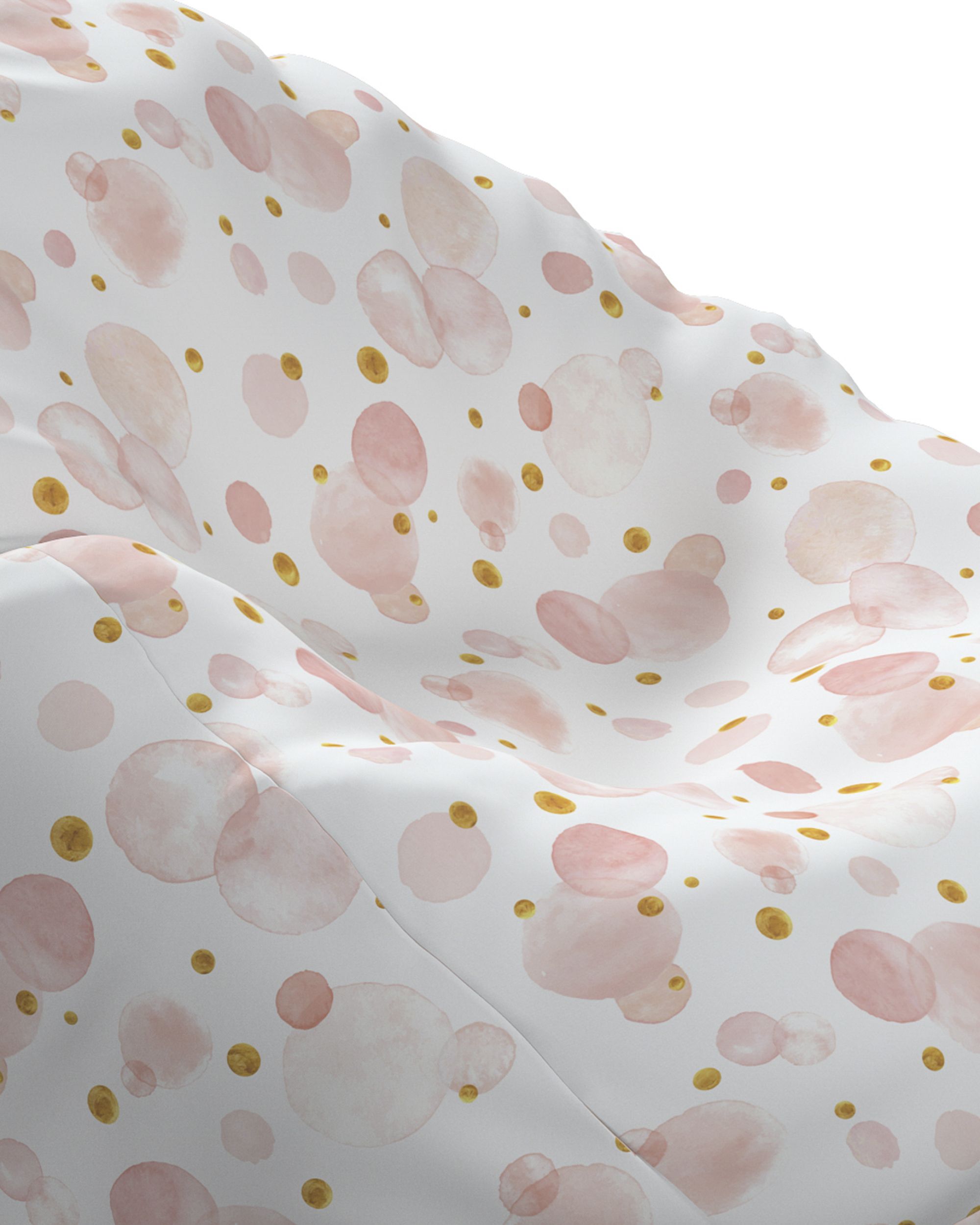 Beanbag Bowli colour pink fabric patterned (hover)