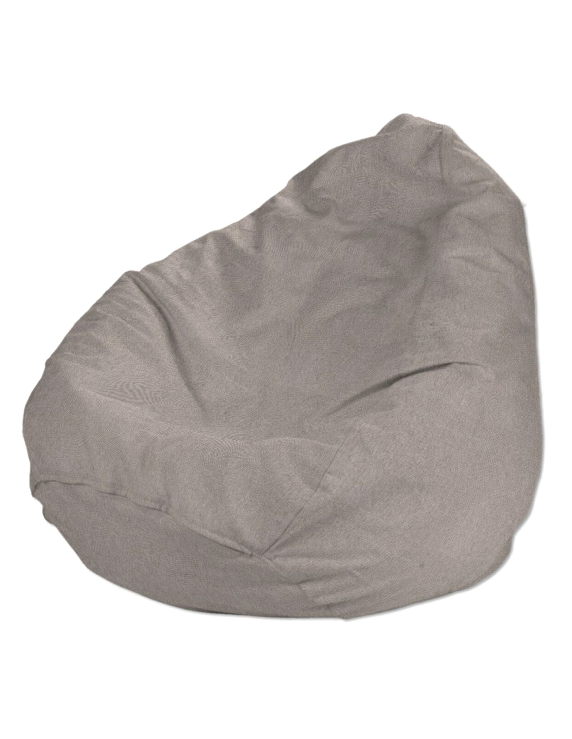 Beanbag cover colour beige fabric structured