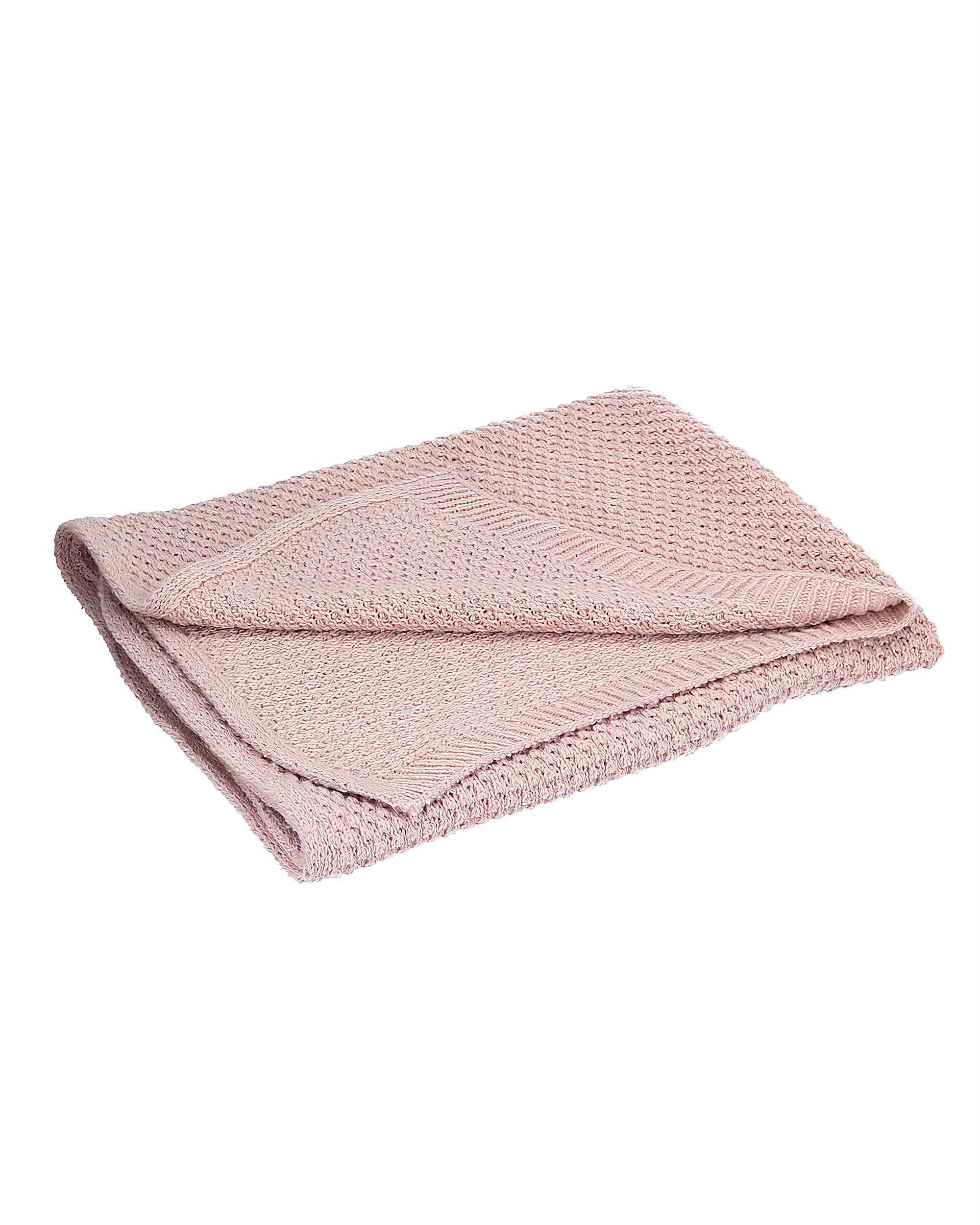 Woolly pink rug