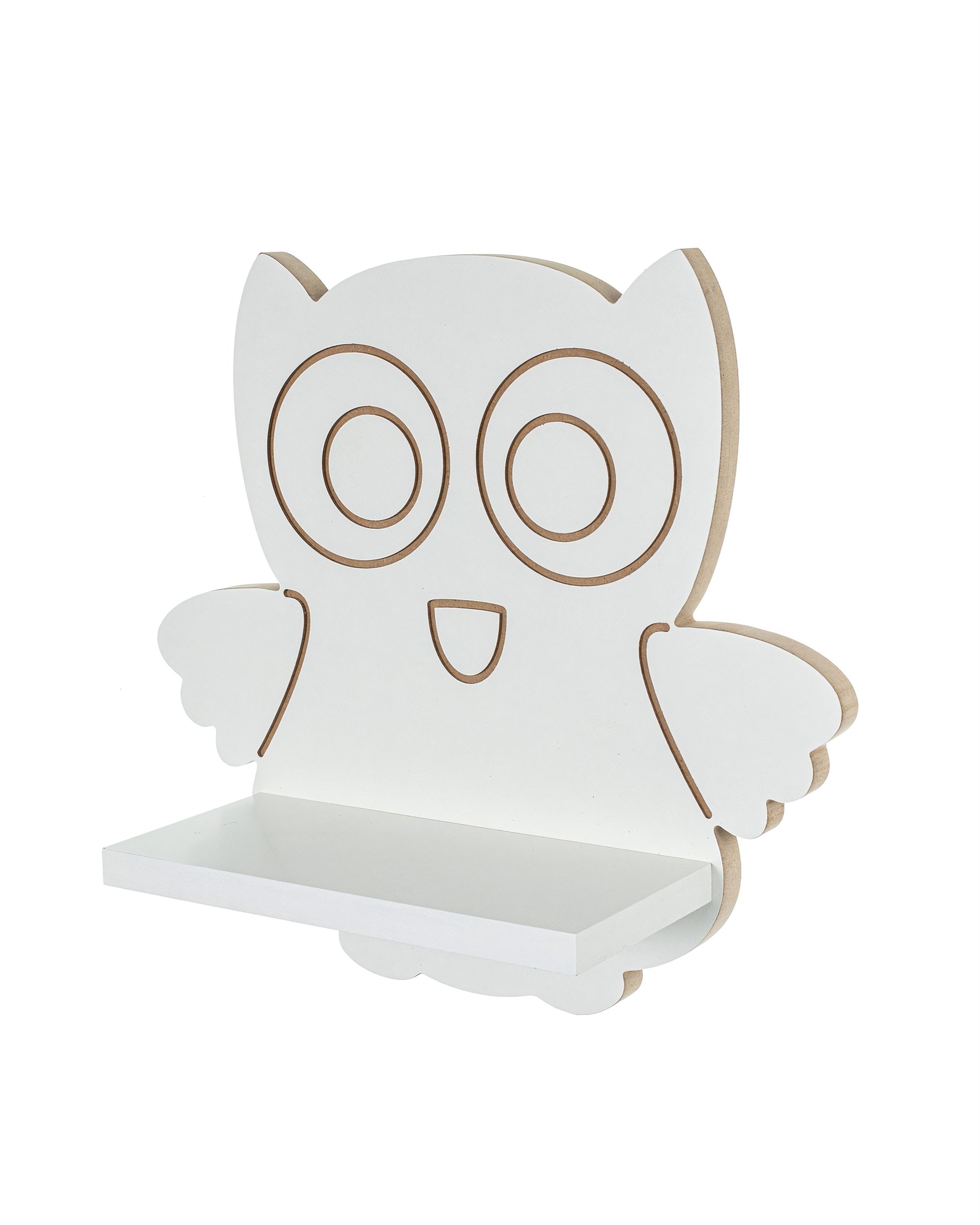Shelf Happy Owl 39x14x36cm.