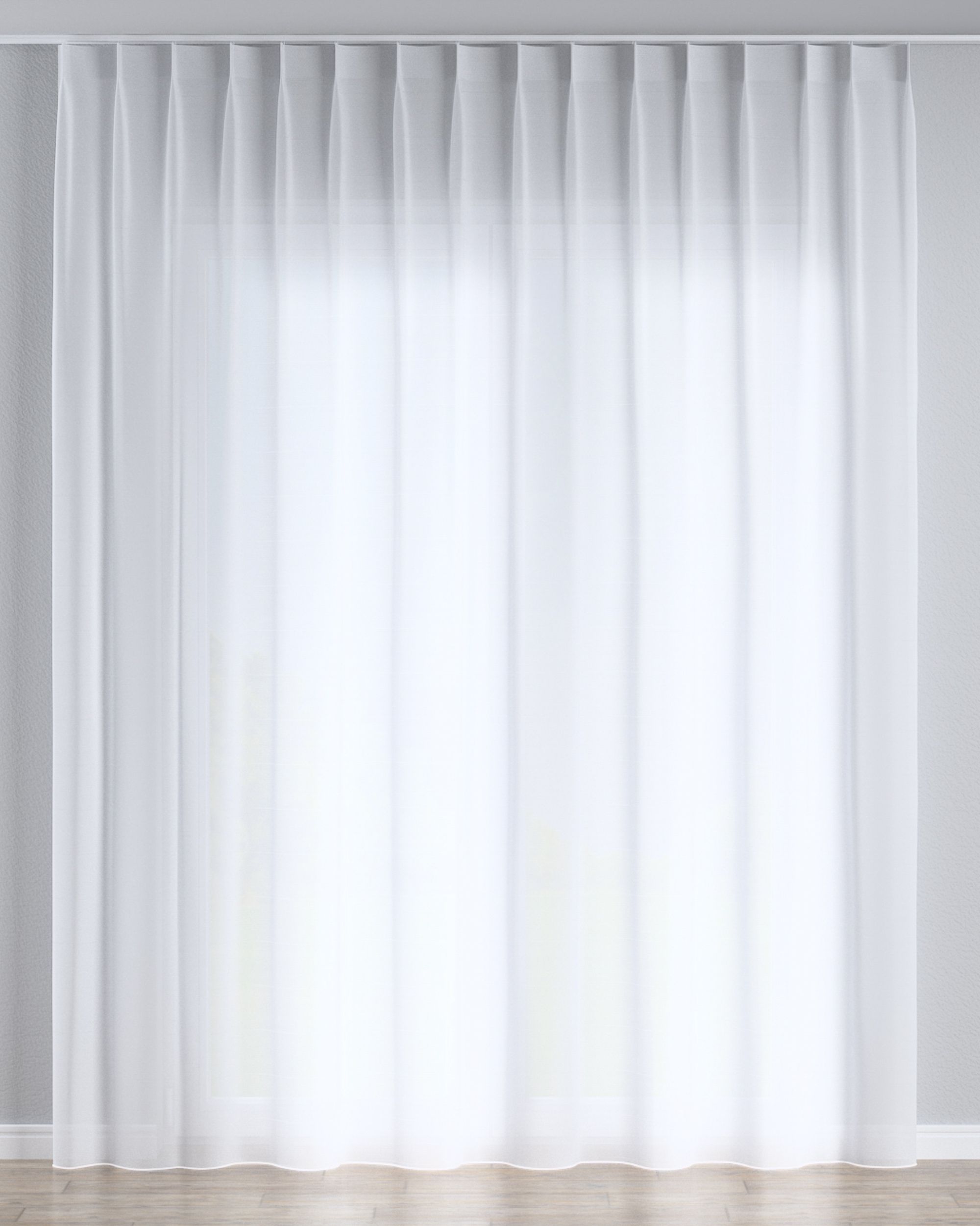 1484-901-00 colour white fabric semi-sheer, gloss