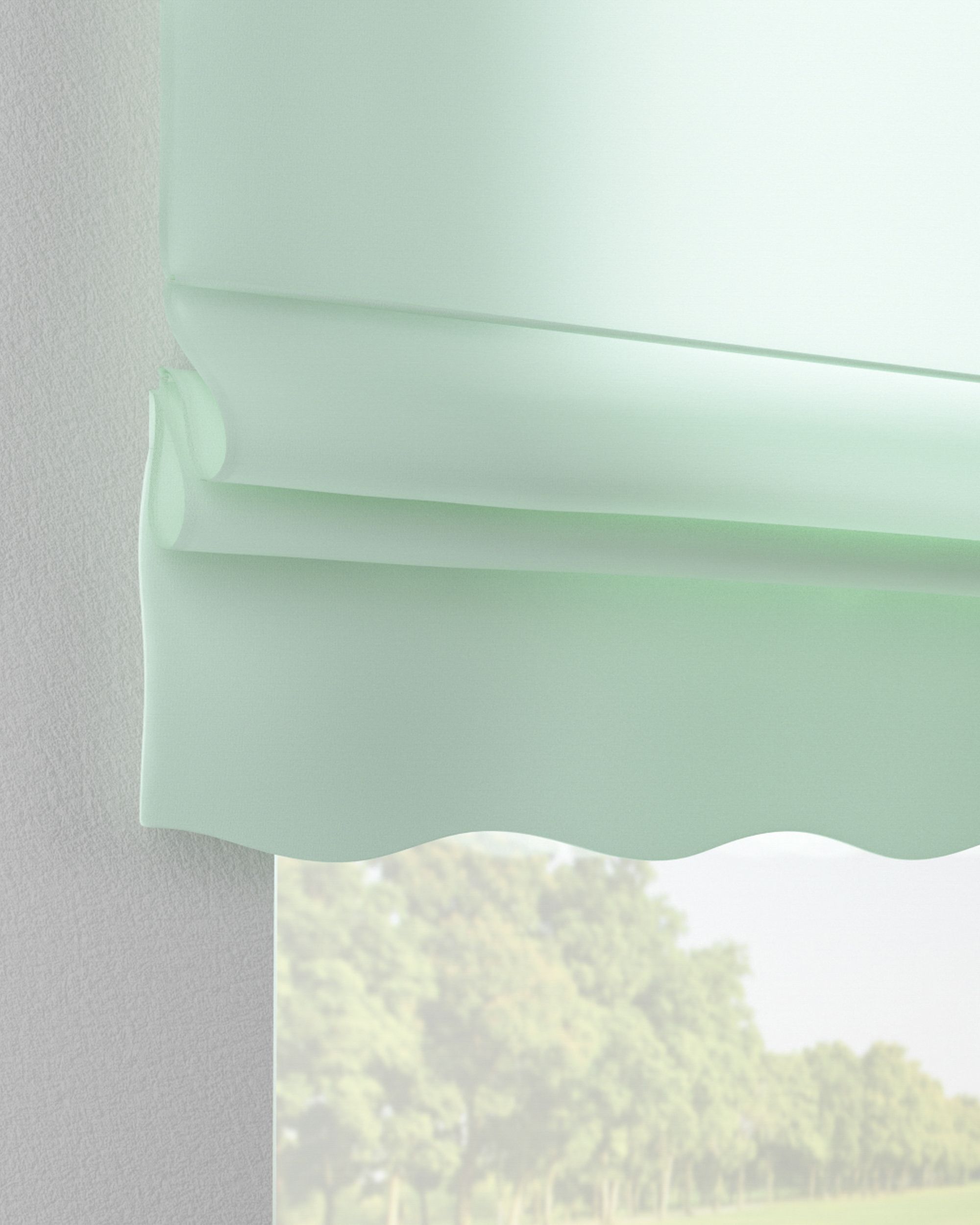 Mela roman blind colour green (hover)