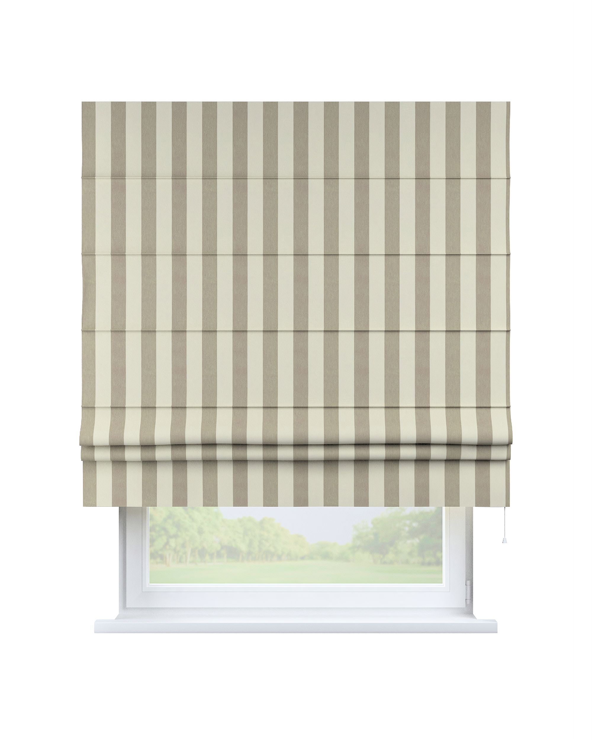 Sammy roman blind colour beige fabric patterned