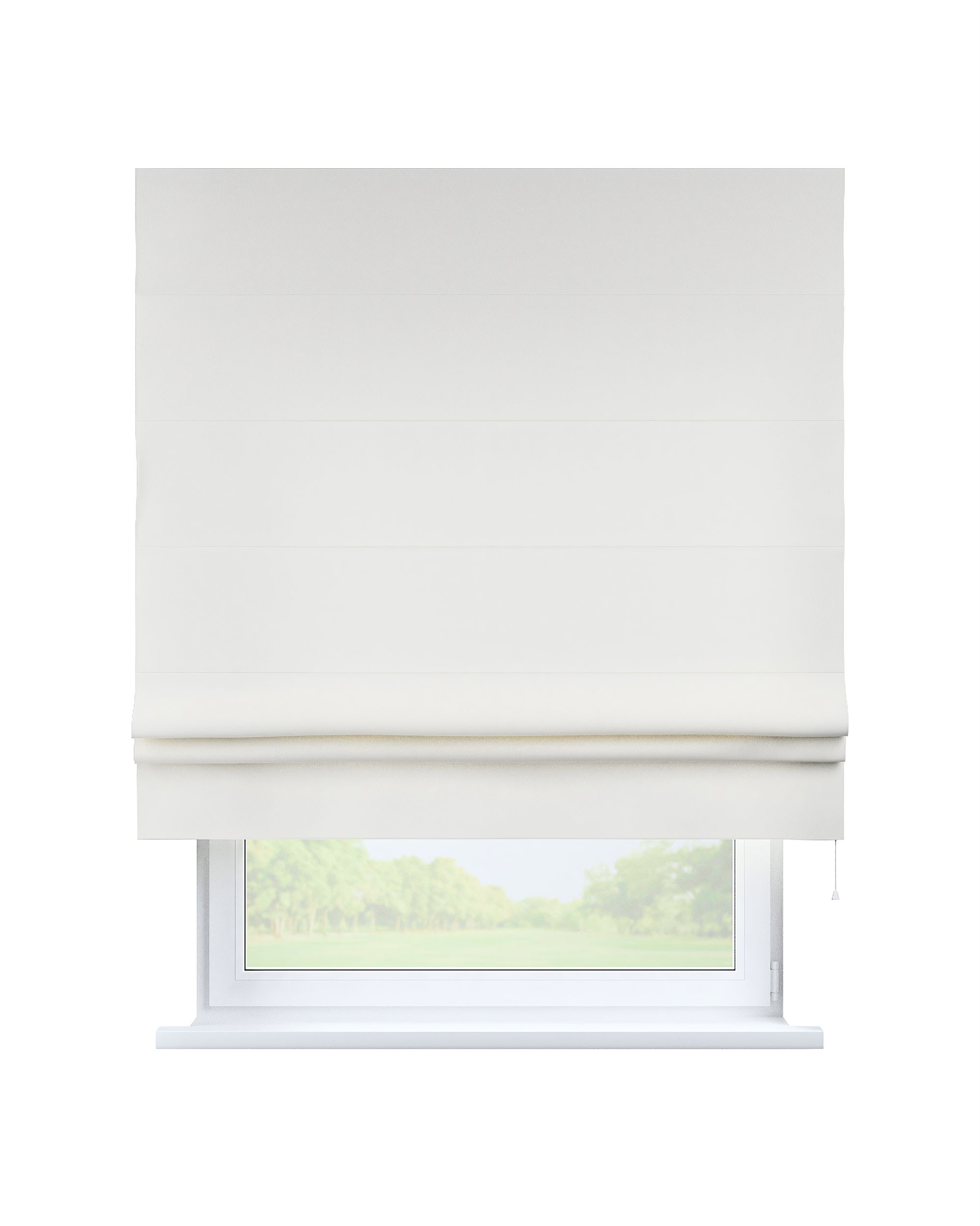 Sammy roman blind colour white